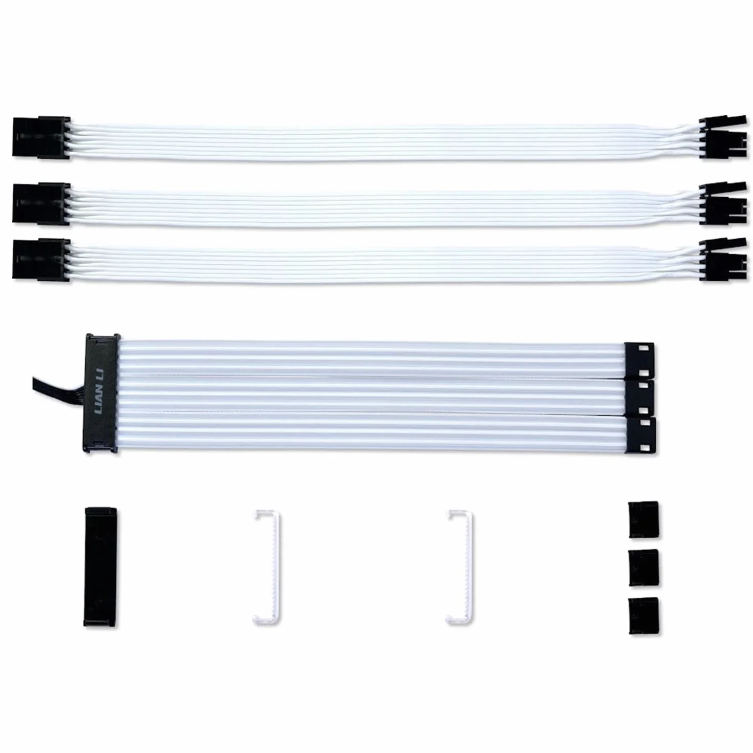 Lian-Li Strimer Plus V2 Triple PW12-PV2 BLACK, Kabel RGB, 8-pinowy, Czarny