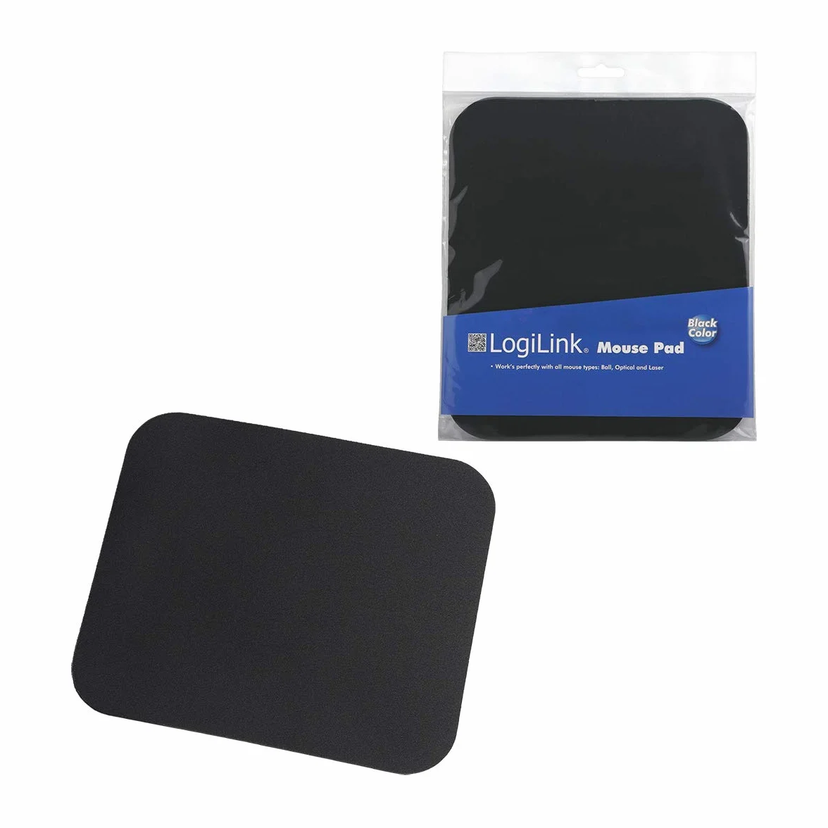 LogiLink Tapis de souris Noir