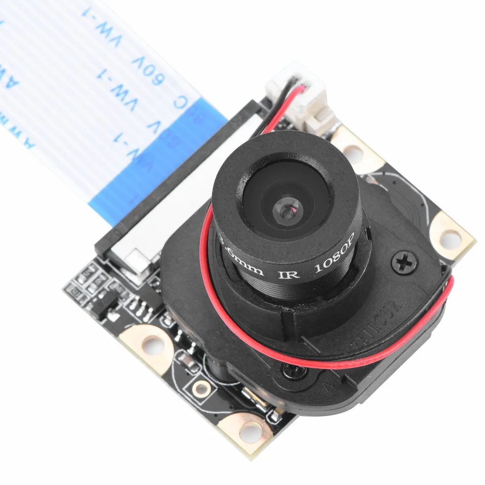 Topiky Mini Kamera na Podczerwień 5 MP - Ręczna Kamera Noktowizyjna z Regulacją Długości Ostrości, HD OV5647 1080p z 2 Diodami LED