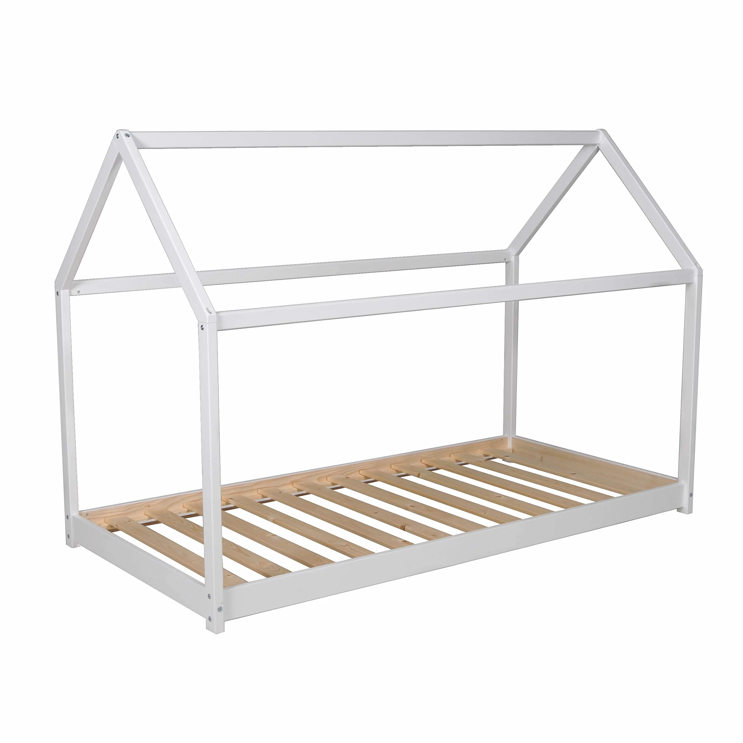 PANDA Lit Cabane 90x190cm, blanc