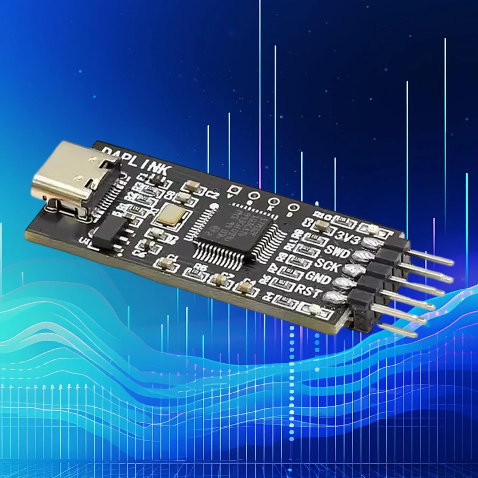 Débogueur DAPLink SWD avec téléchargement Hors Ligne USB Type C pour développement intégré