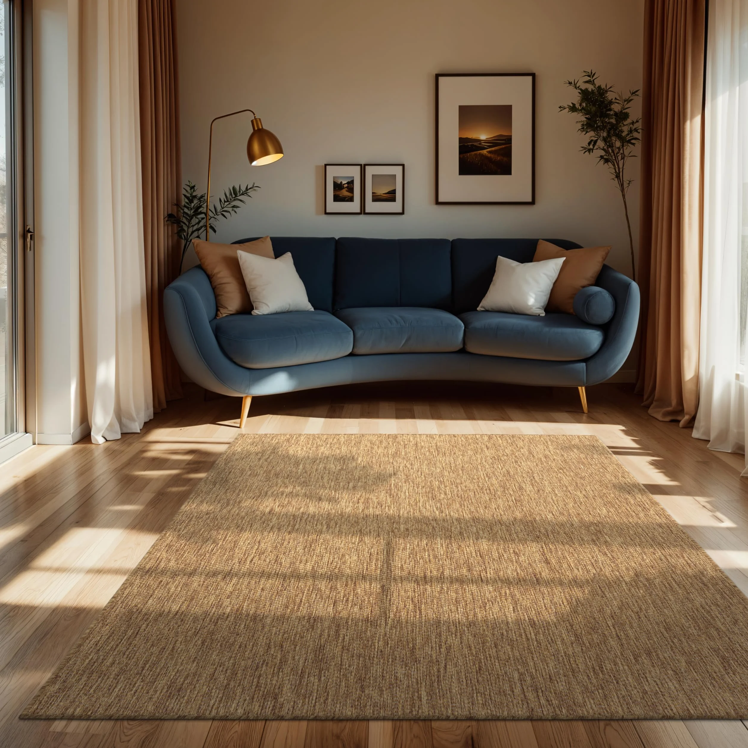 Paco Home Tapis Intérieur Et Extérieur Balcon Terrasse 160x220 cm Café