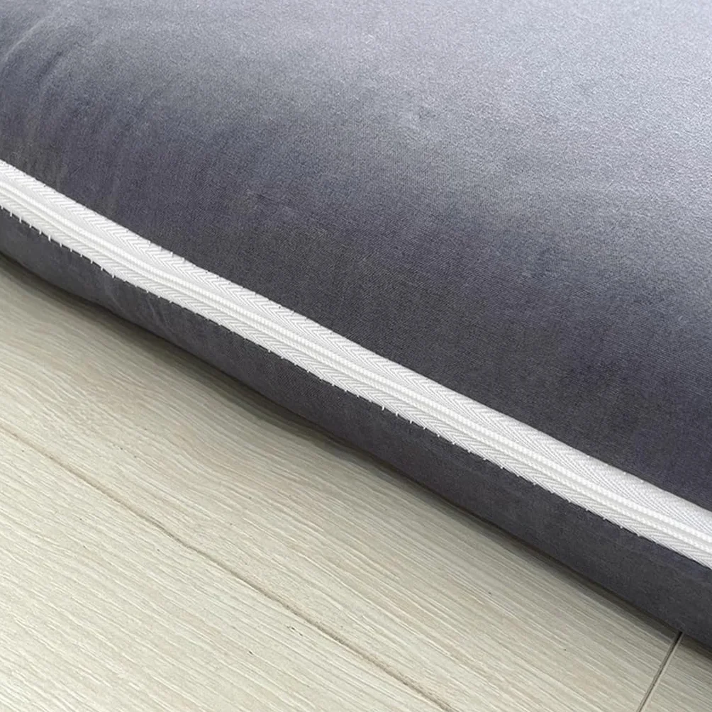 Couverture De Futon À Fermeture Éclairée 70 x 200 cm Dark Grey Imperméable Douce Respirante