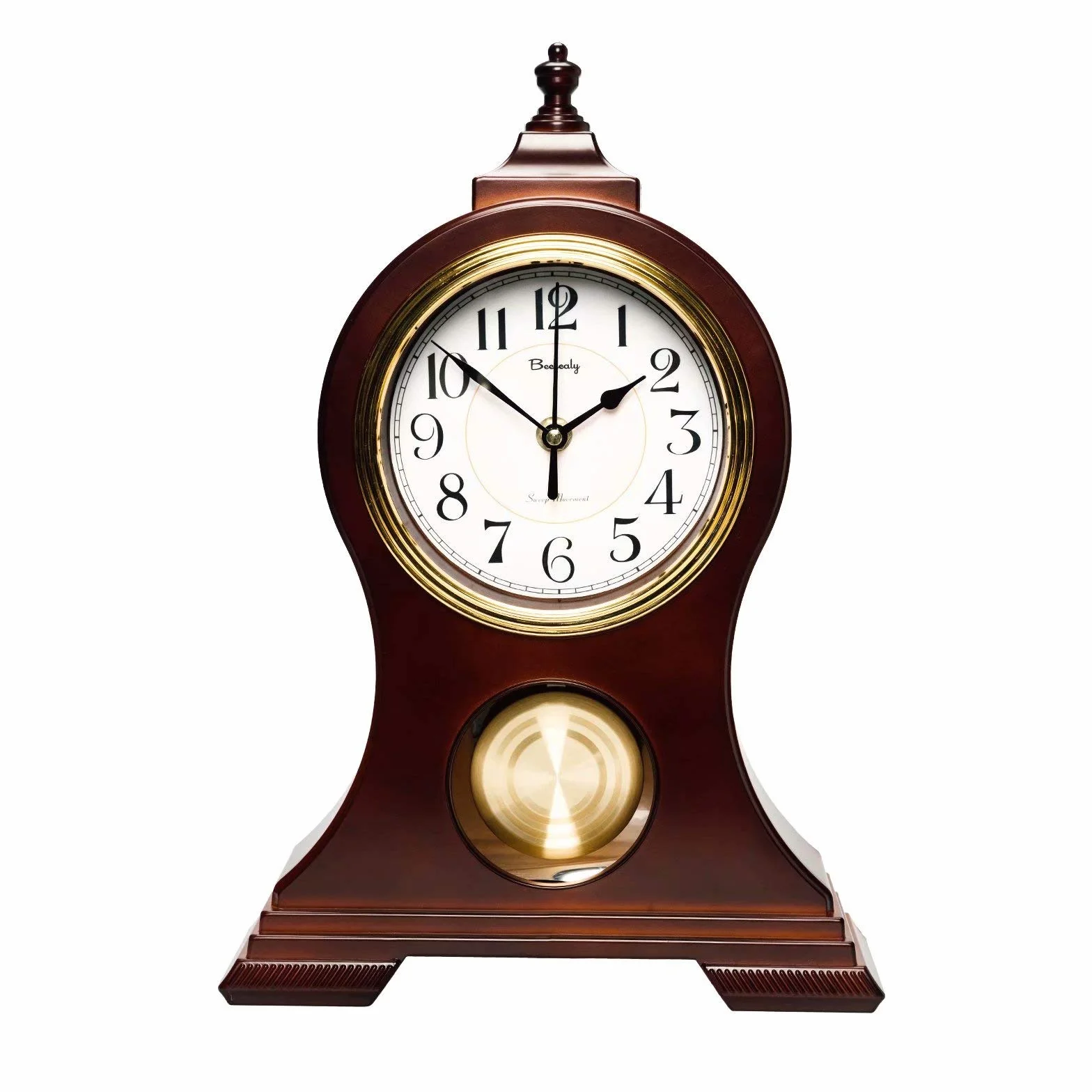 Horloge De Cheminée Silencieuse Antique, Mouvement Silencieux, Seconde Continue, Décoration Salon Chambre