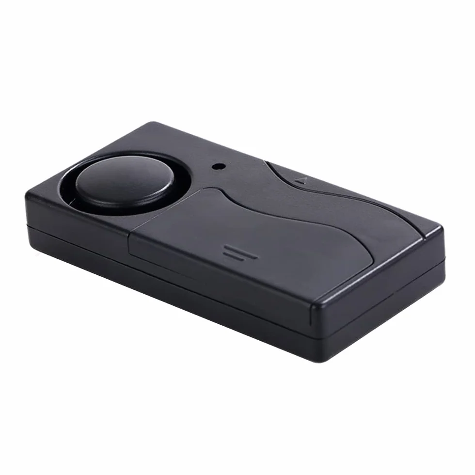 Alarm wibracyjny antykradzieżowy, 110 dB, regulacja czułości ruchu, system bezpieczeństwa przed włamaniem do drzwi, okien, roweru, kampera, 2 szt
