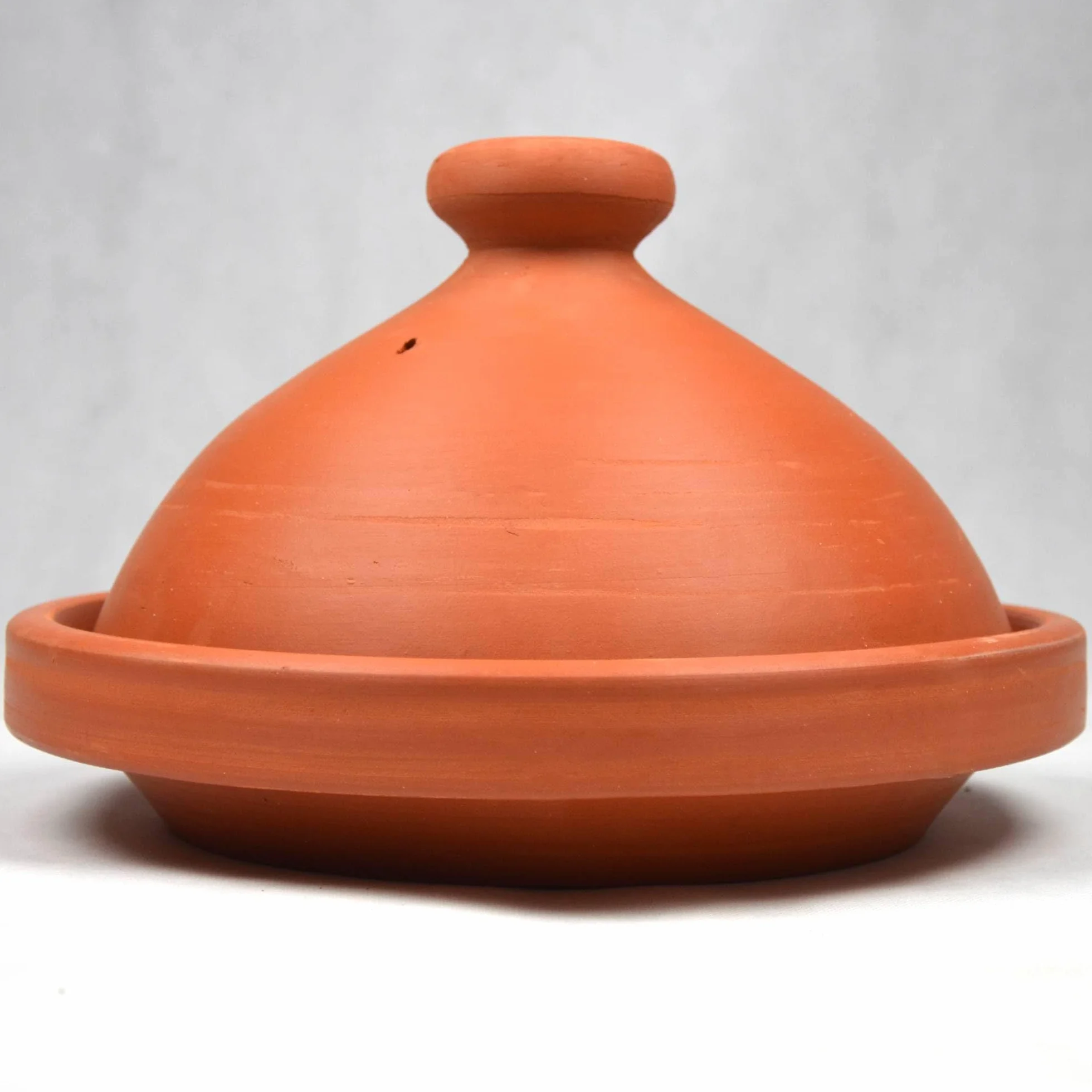 L'Orient Tajine marocain en terre cuite, originale, marmite marocaine, diamètre : 35 cm, casserole non émaillée, pour 6 à 8 personnes