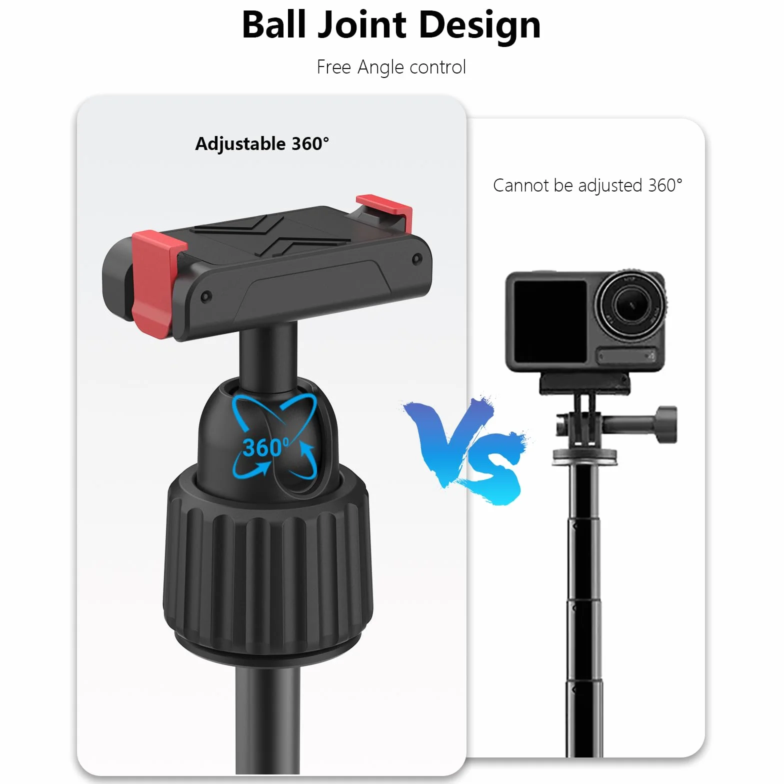 Osmo Action 5 Pro statyw z magnetycznym szybkim zapięciem, drążek przedłużający Mini 360 Selfie Stick do DJI Osmo Action 5 4 3 akcesoria