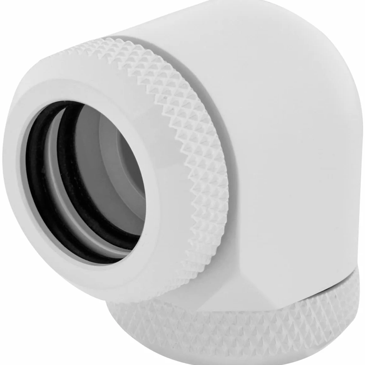 Corsair Hydro X Series XF 90° Hardware Cooling Accessory Fitting- Biały, 2-pak