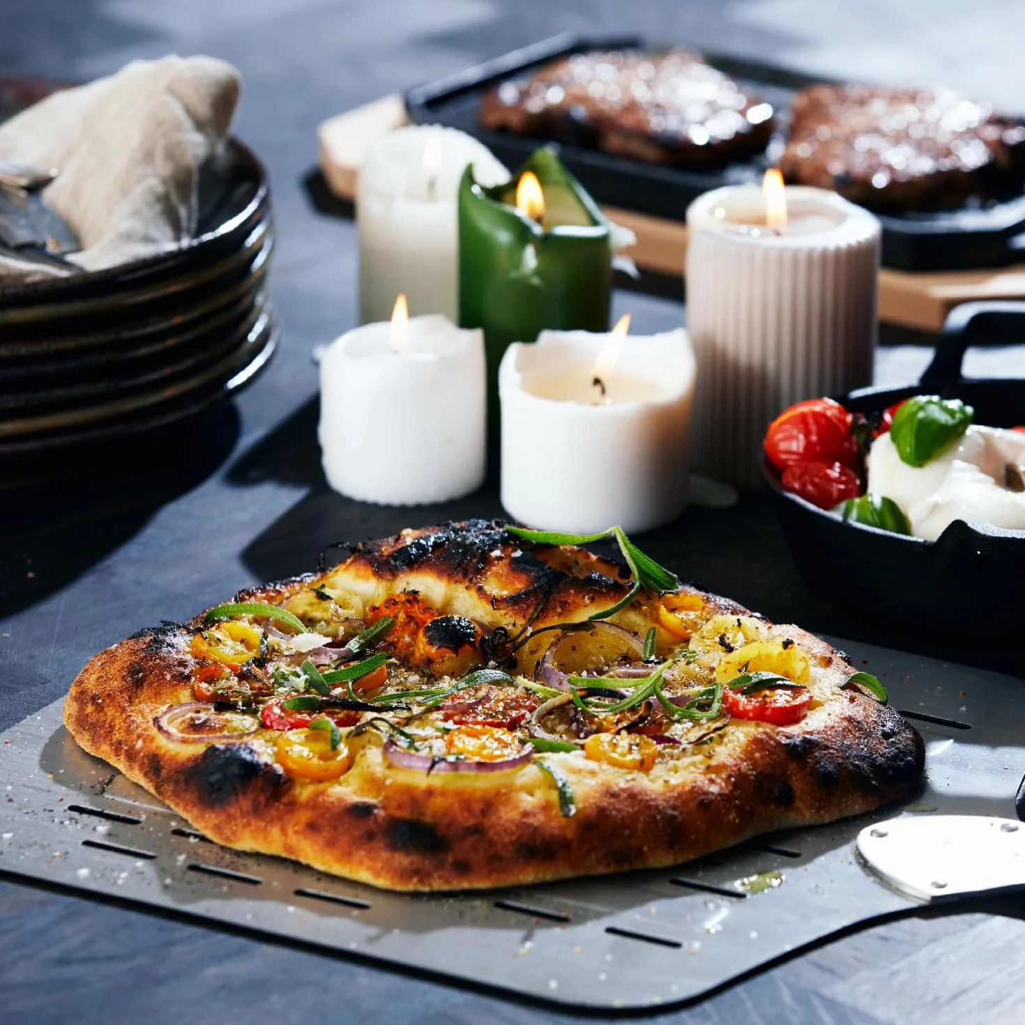cozze Pierre à Pizza 42,5 נ42,5 cm, XL