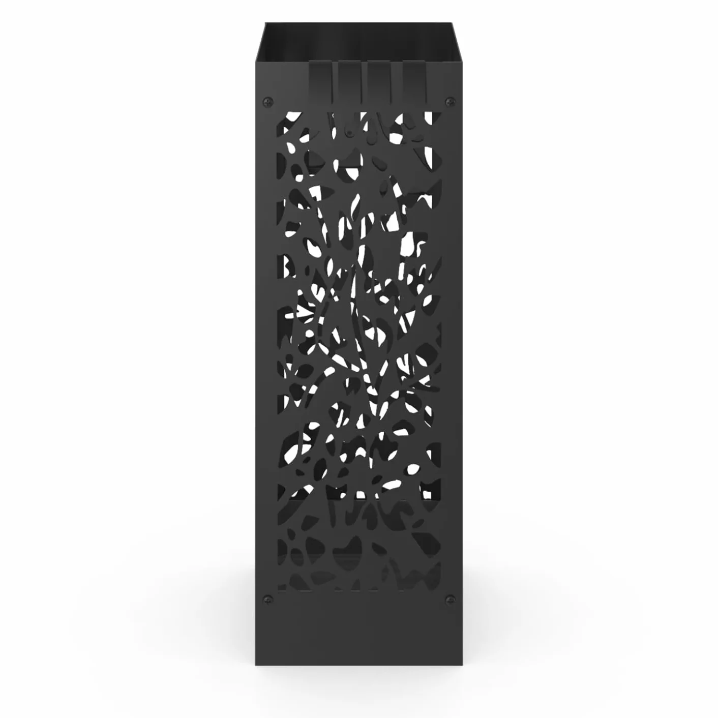 Porte Parapluie Flower Acier Noir 45 cm