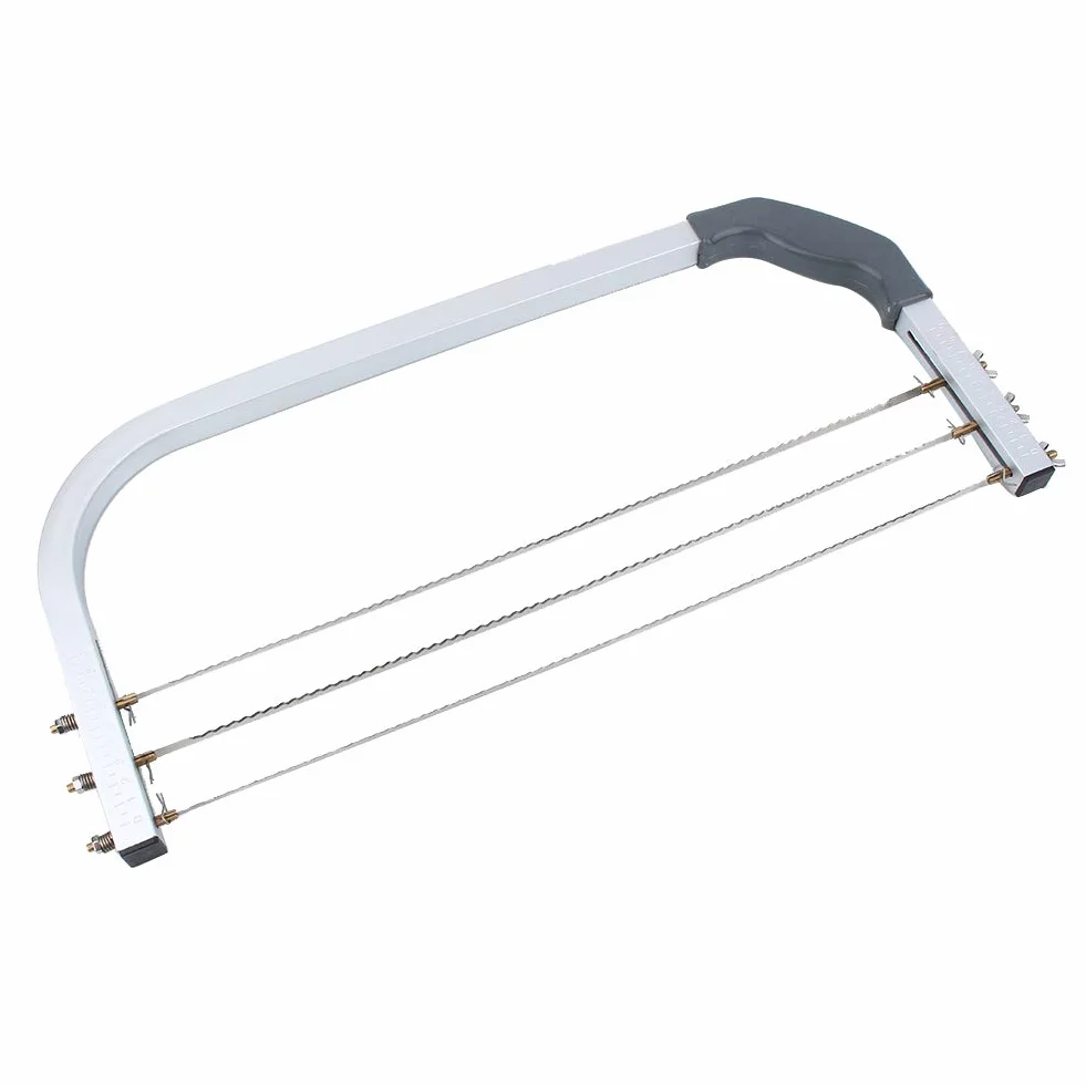 Couteau à Gâteau Niveleur Réglable en Acier Inoxydable Outil de Cuisson Trancheuse