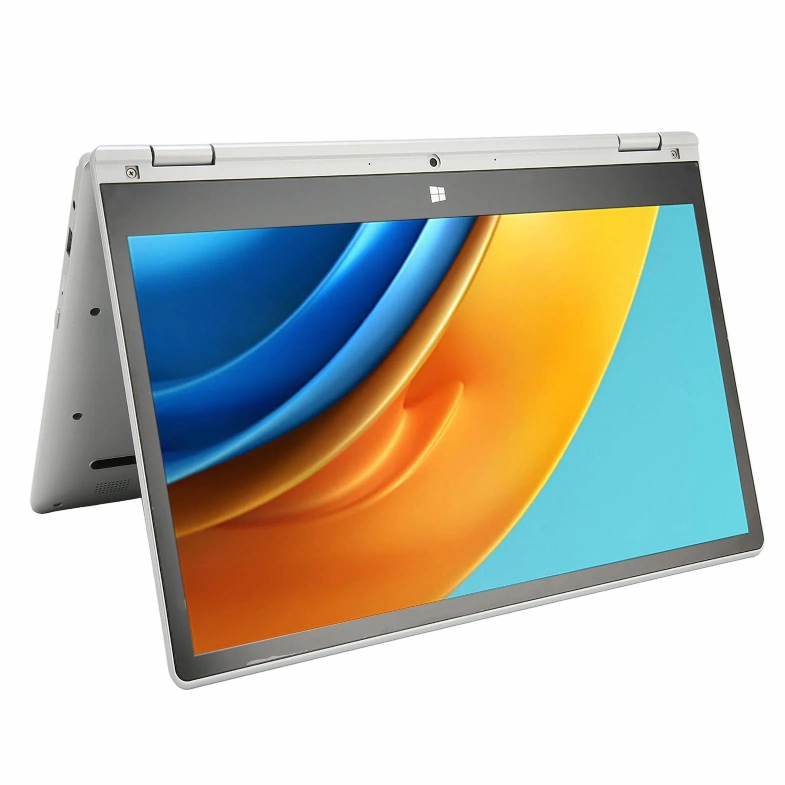 Laptop 2 w 1, Laptop z Ekranem Dotykowym 13,3 Cala Obracanym o 360 °, 1920x1080 16G LPDDR4 256G SSD, Obsługa WIFI, BT, Rozpoznawanie Linii Papilarnych, dla Windows11