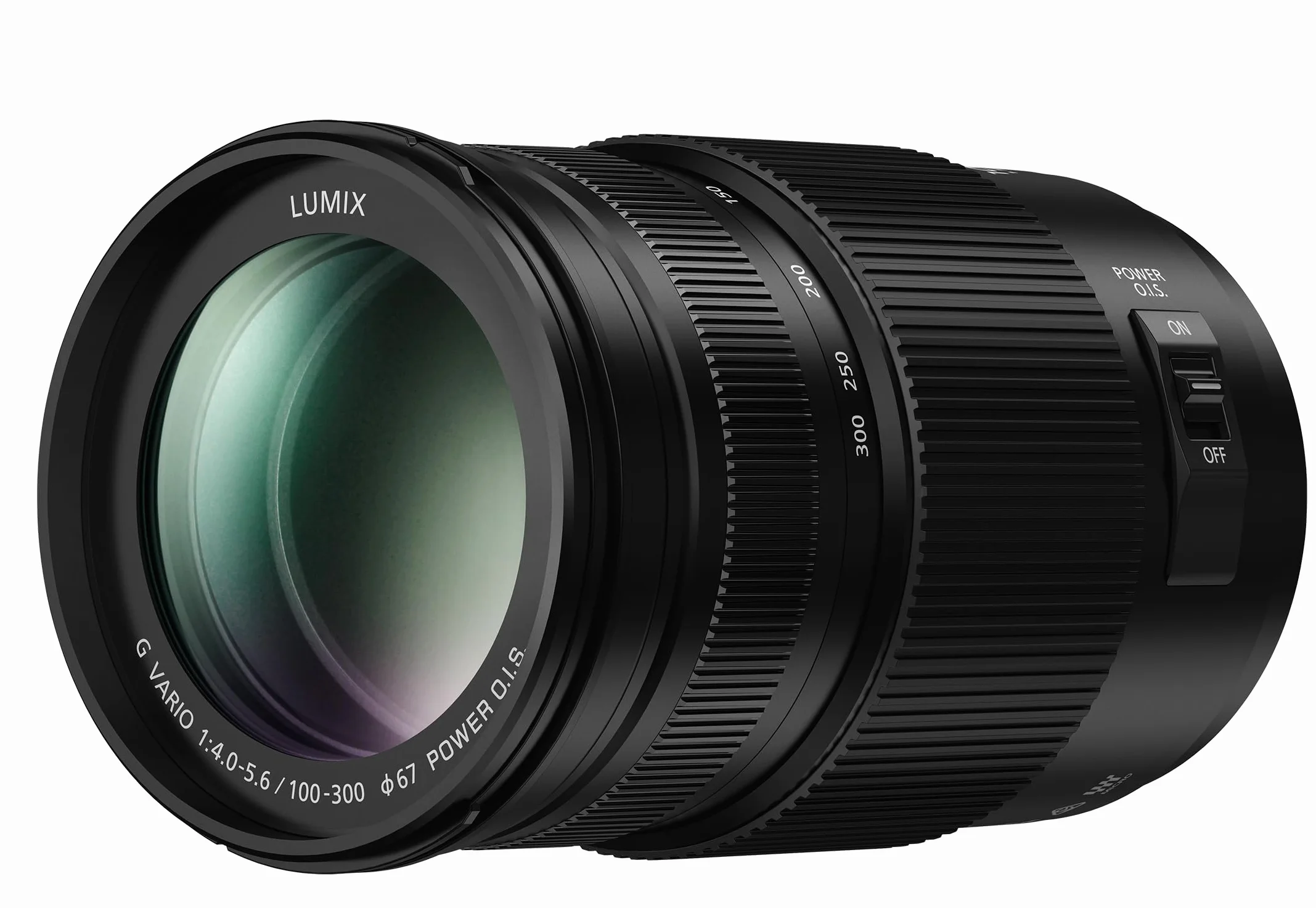 Panasonic H-FSA100300 LUMIX G VARIO teleobiektyw zmiennoogniskowy (100-300/200-600mm, przysłona F4.0–F5.6, filtr φ67mm/2.64", micro 4/3), czarny