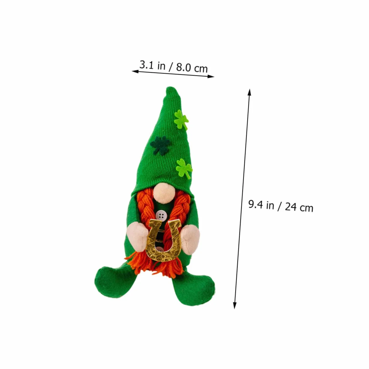 PRETYZOOM Poupée Rodolphe GNOME en Peluche Ornements de la Saint Patrick