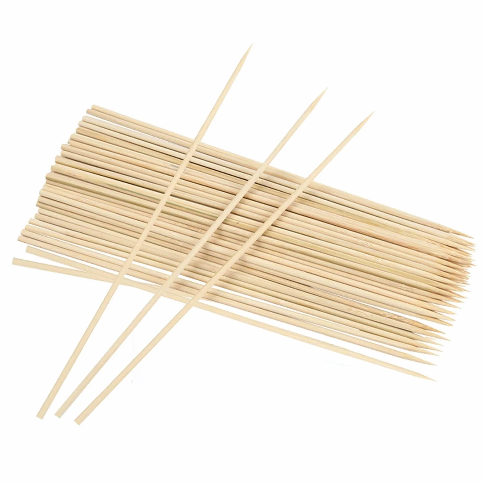 Lot de 100 Brochette en Bambou 30cm pour Barbecue