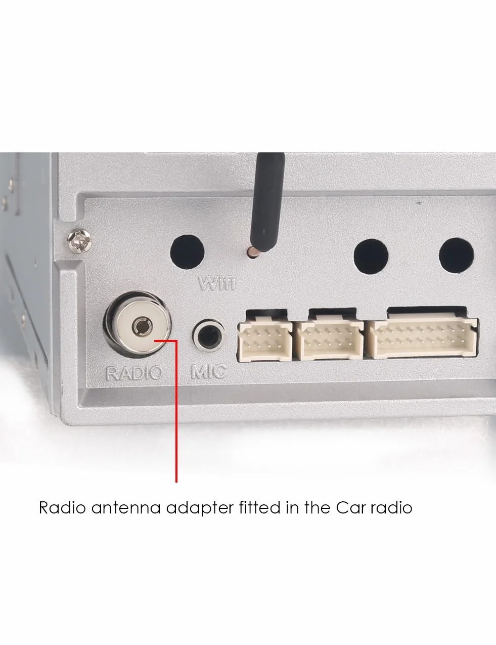 erisin ISO żeński na DIN męski adapter konwertera anteny radiowej do radia samochodowego DVD Autoradio ES041