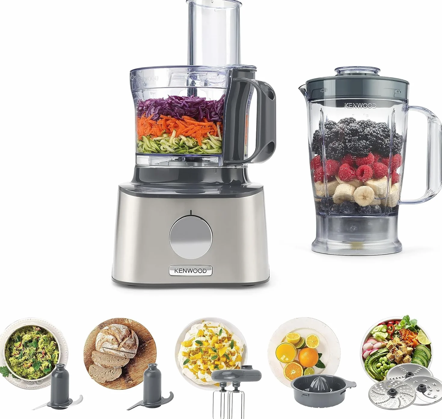 Robot multifonction KENWOOD MultiPro Compact FDM301SS - Inox