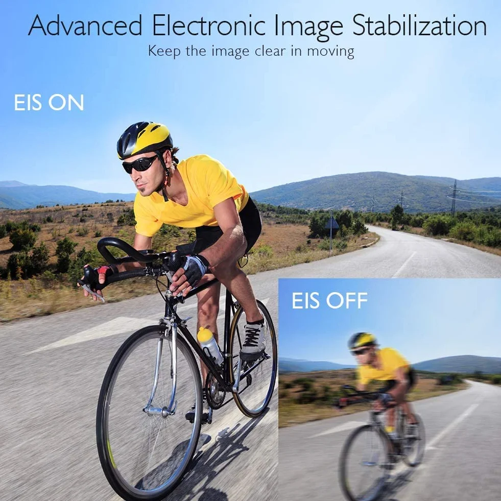 AKASO Action Cam 4K30FPS 20MP WiFi kamera sportowa z ekranem dotykowym EIS 4X Zoom pilot zdalnego sterowania 40 m kamera podwodna z 2 bateriami 1350 mAh i zestawem akcesoriów do kasku