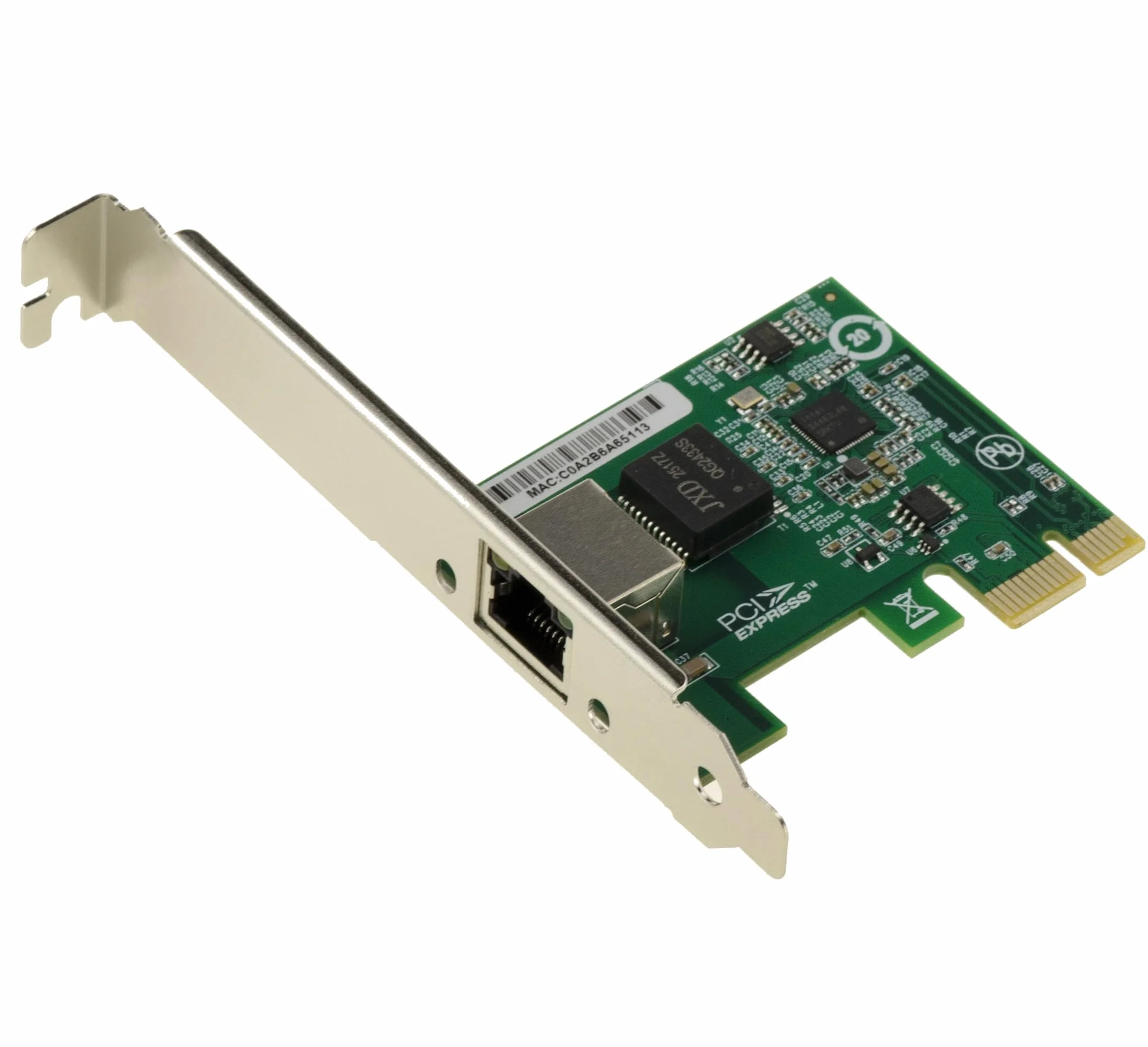 KALEA-INFORMATIQUE Karta kontrolera sieciowego PCIe 2,5G LAN Gigabit Ethernet RJ45 z chipsetem Intel I226 SRKTU Obsługa 10 100 1000 2500 1 G 2,5 G w formacie kompaktowym