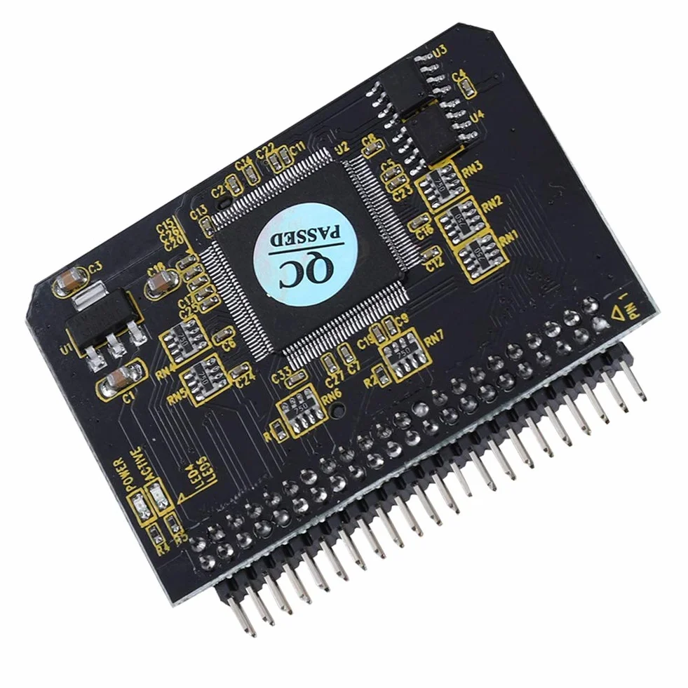 Diyeeni 44-pinowy męski adapter karty IDE do SD, adapter SD na IDE SD/SDHC/SDXC/MMC na adapter IDE do systemu DOS / NT4 / 98SE / ME / 2000 / XP/VISTA/MAC/Linux.