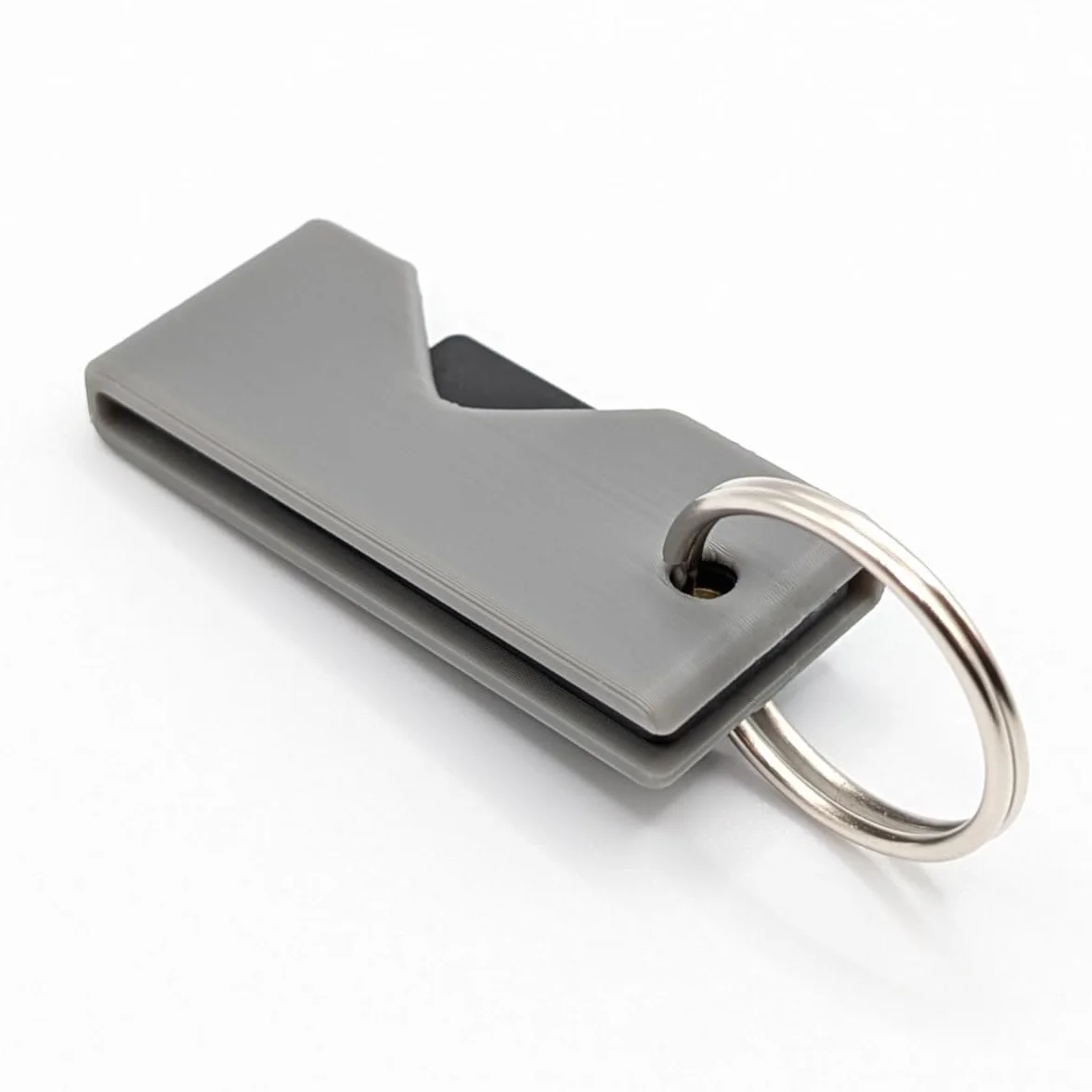 Étui de protection Yubikey 5 NFC USB-A résistant aux rayures gris