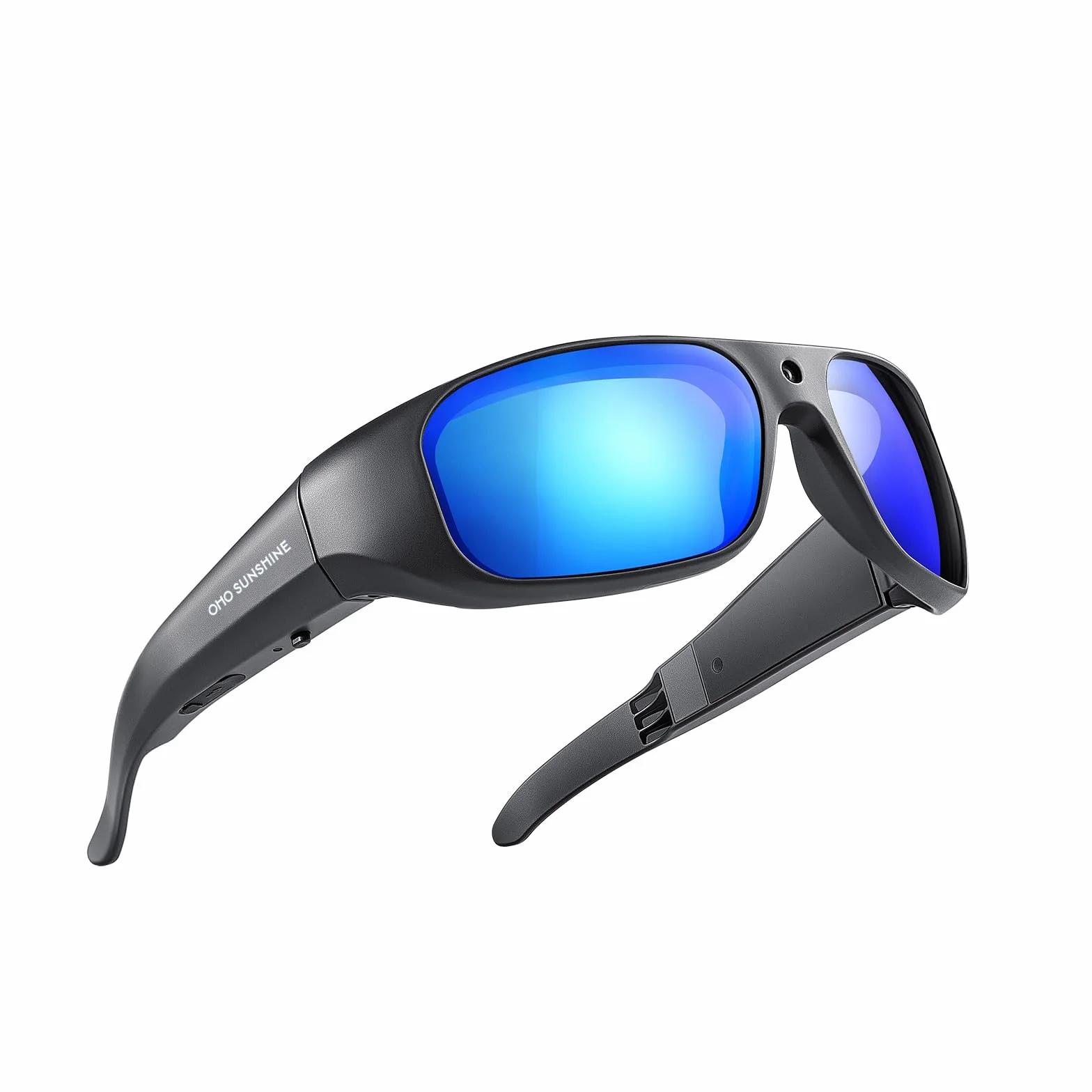 OhO Okulary 4K Ultra HD, 128 GB z wbudowaną pamięcią z soczewkami UV400 do sportów na świeżym powietrzu