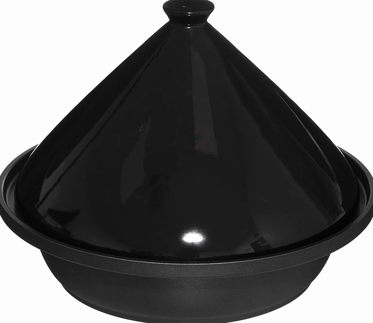 Tajine Induction et Vitro-céramique INOX Noire 30,20 x 30,20 x 23 cm