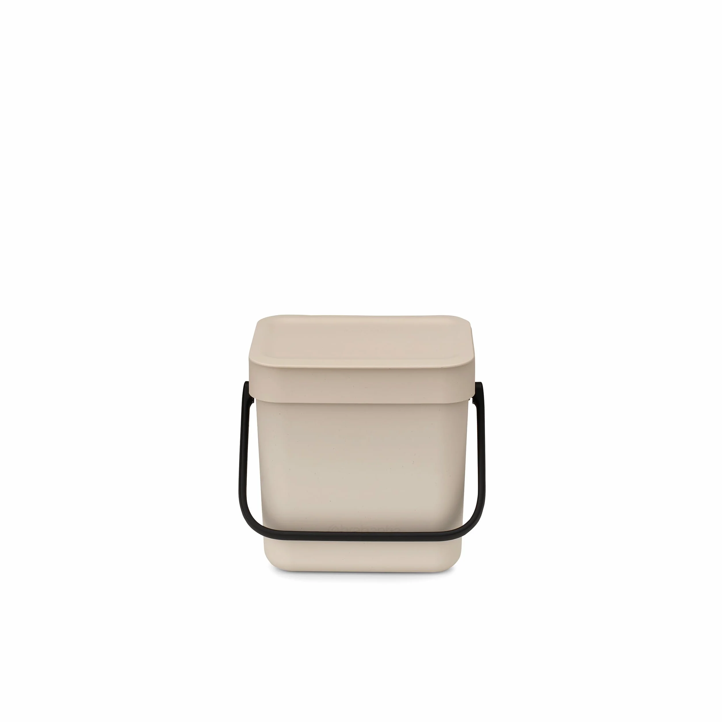 Brabantia Poubelle Sort & Go 3L Beige clair – Système de tri des déchets avec poignée de transport