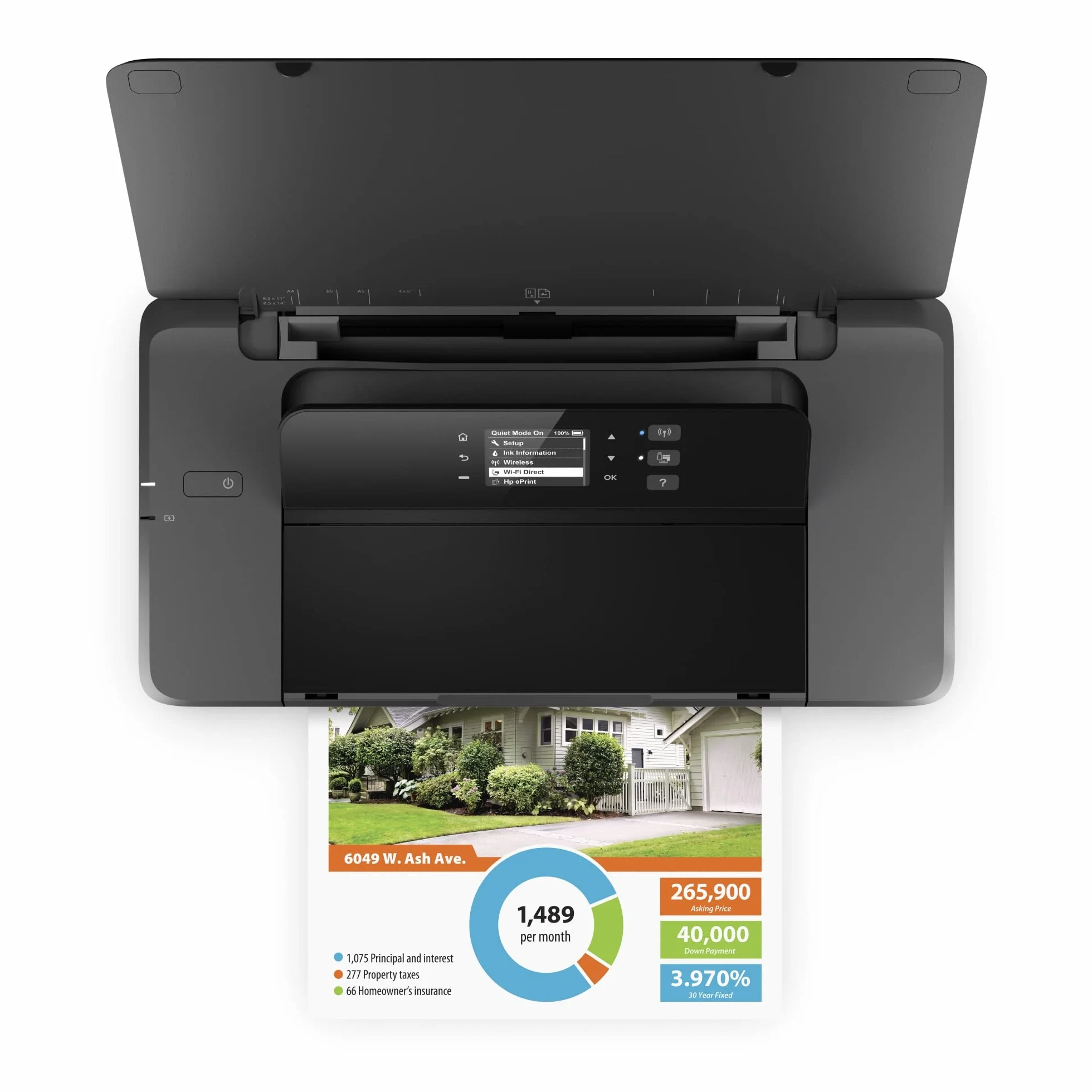 HP Officejet 200 Mobile Bezprzewodowe W kolorze Drukarka