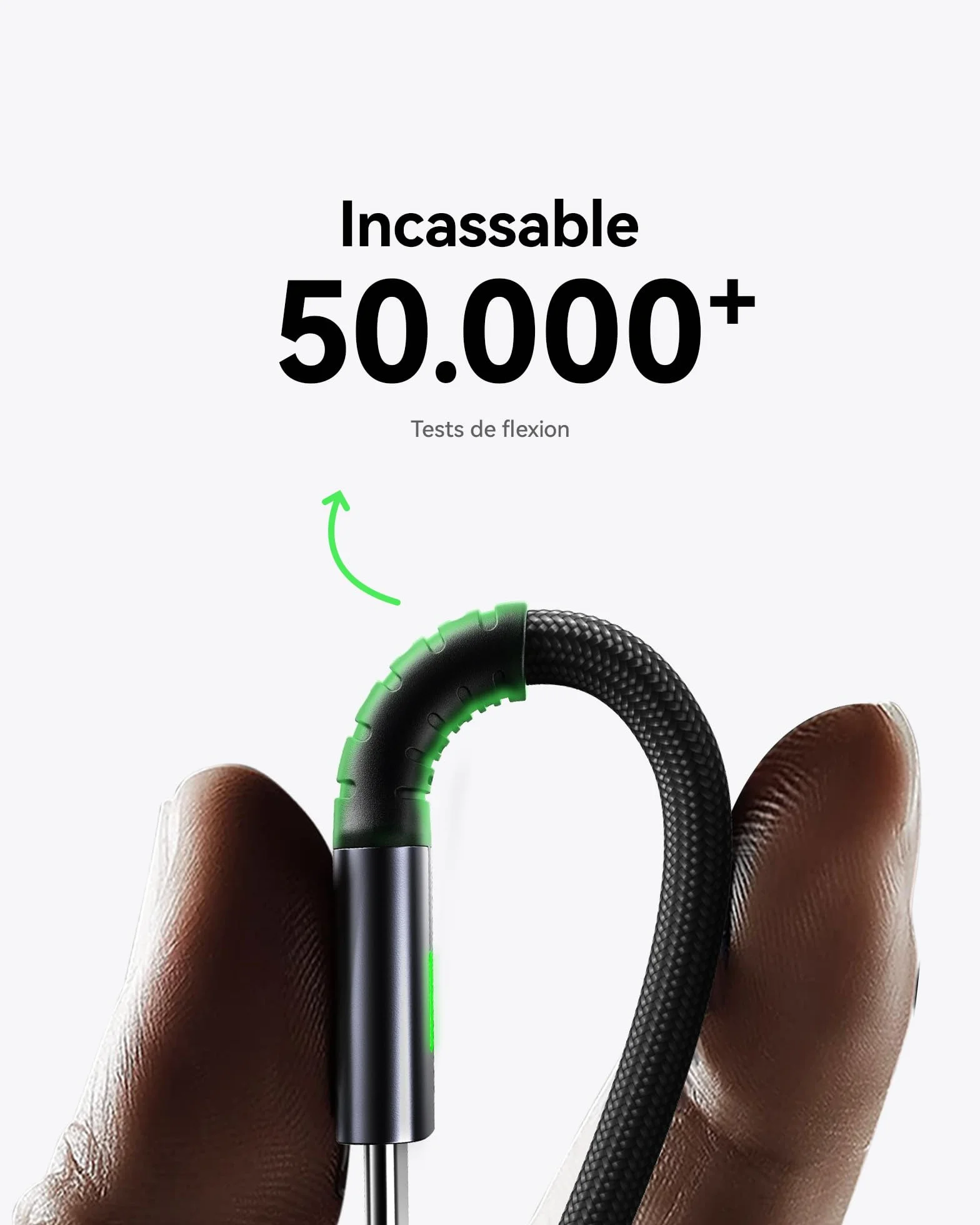 INIU Câble USB C 2m 100W 5A Charge Rapide PD 3.0 QC 4.0 Nylon Tressé pour iPhone Samsung Galaxy iPad MacBook