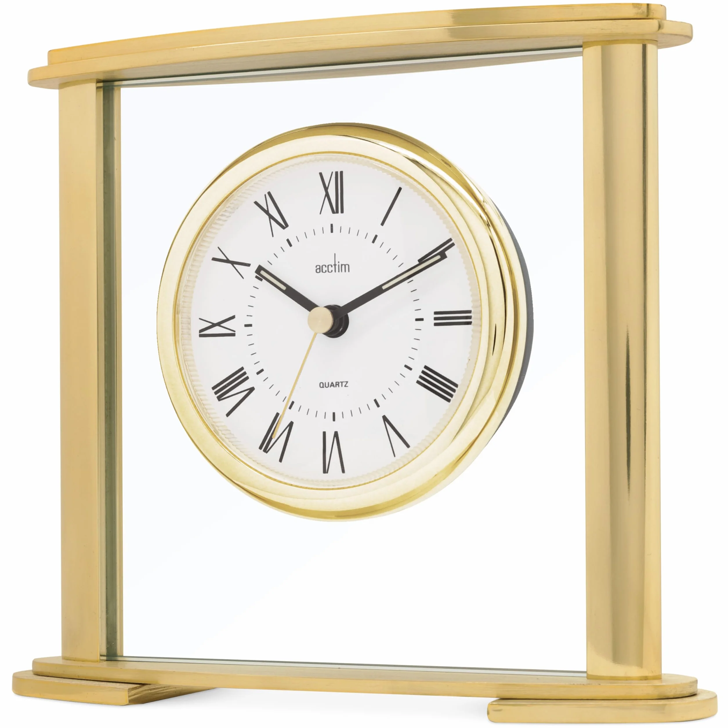 Acctim Colgrove Horloge de cheminée dorée