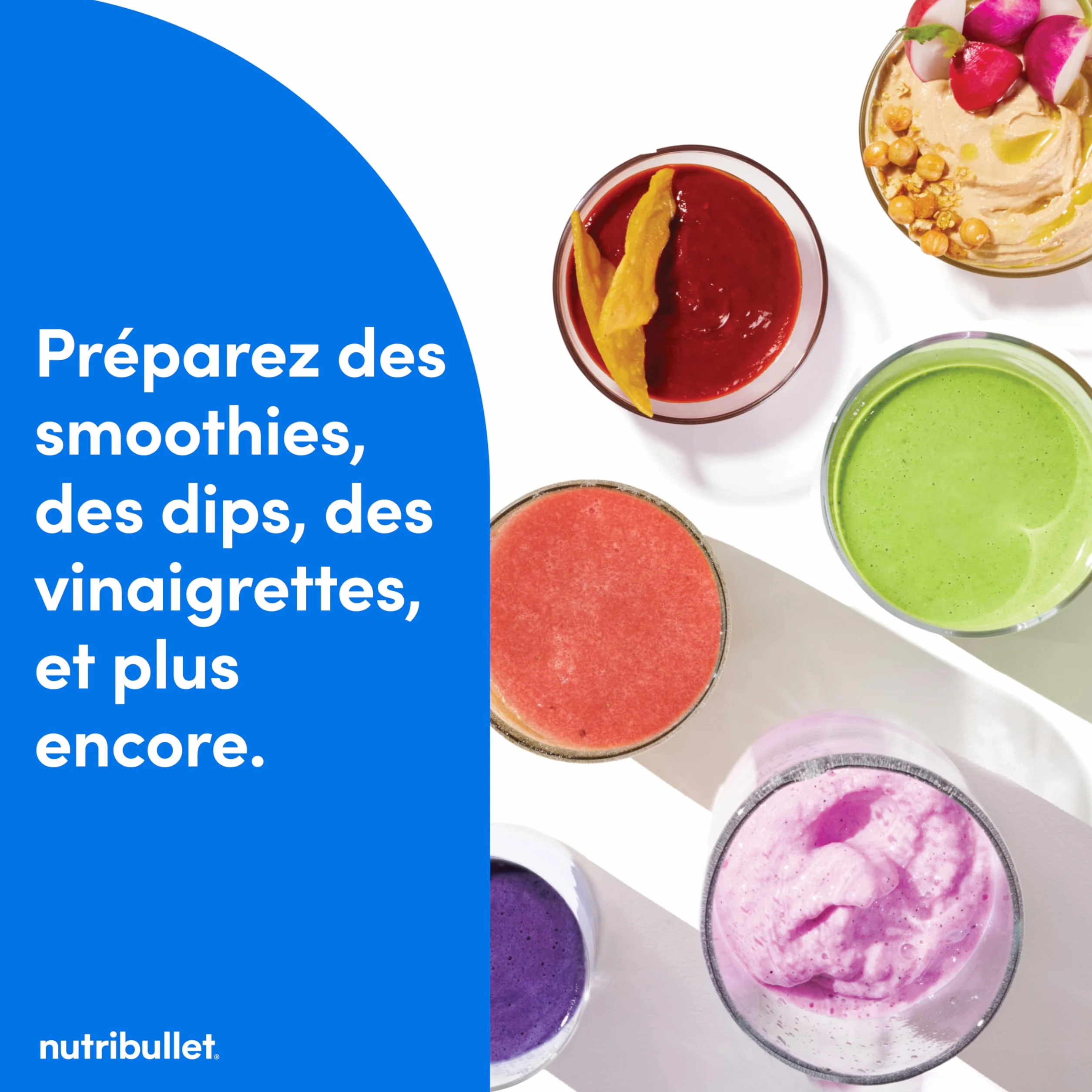 Nutribullet Pro 900 - Blender Personnel Multifonction, Smoothie, Fruits et Légumes, Compact, Facile à Utiliser et Nettoyer, Extraction Nutriments, 900W, Minéral Gris (NB904MASN)