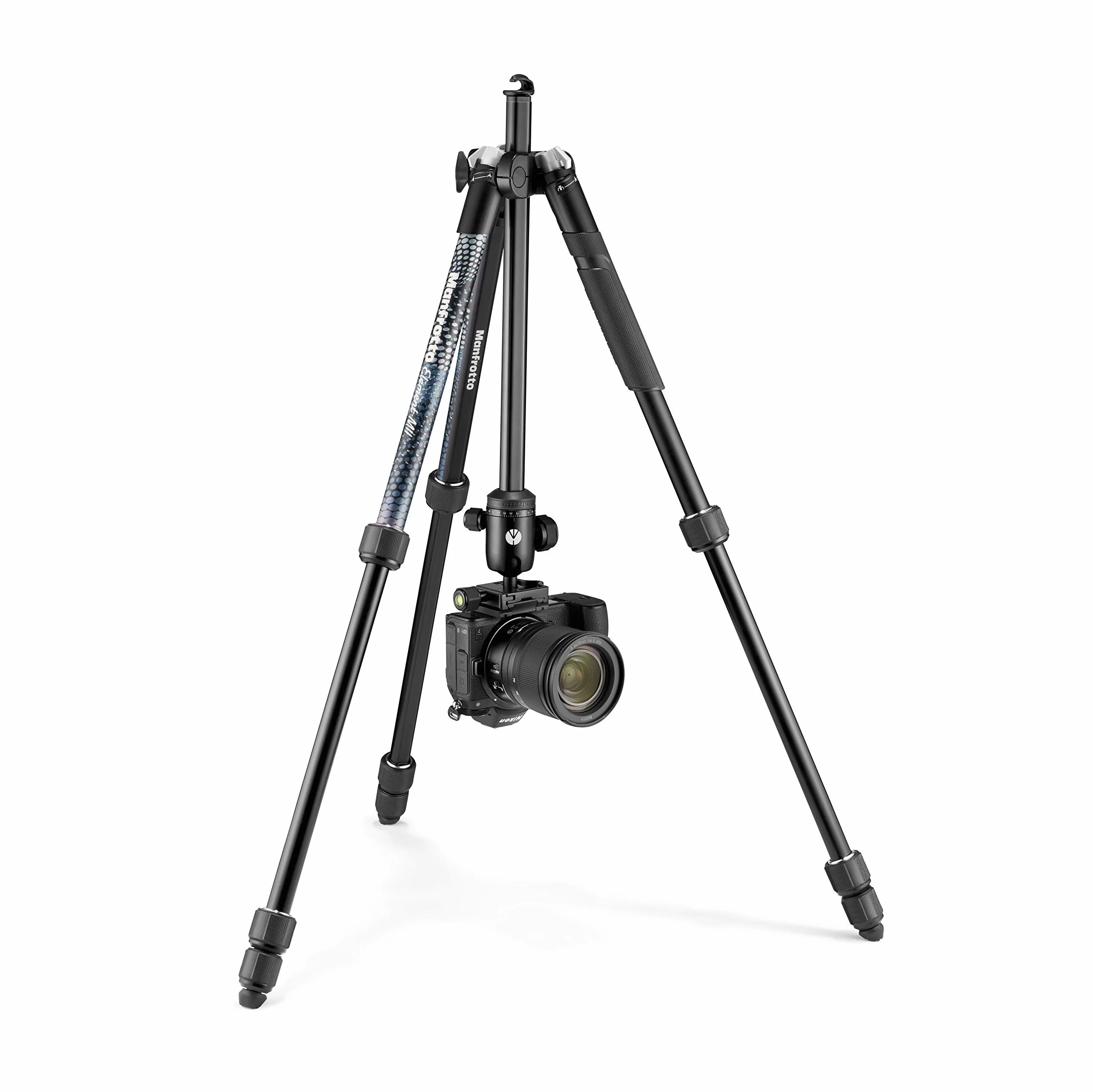 MANFROTTO Trépied Element MII aluminium noir 4 sections BH - MKELMII4BK-BH