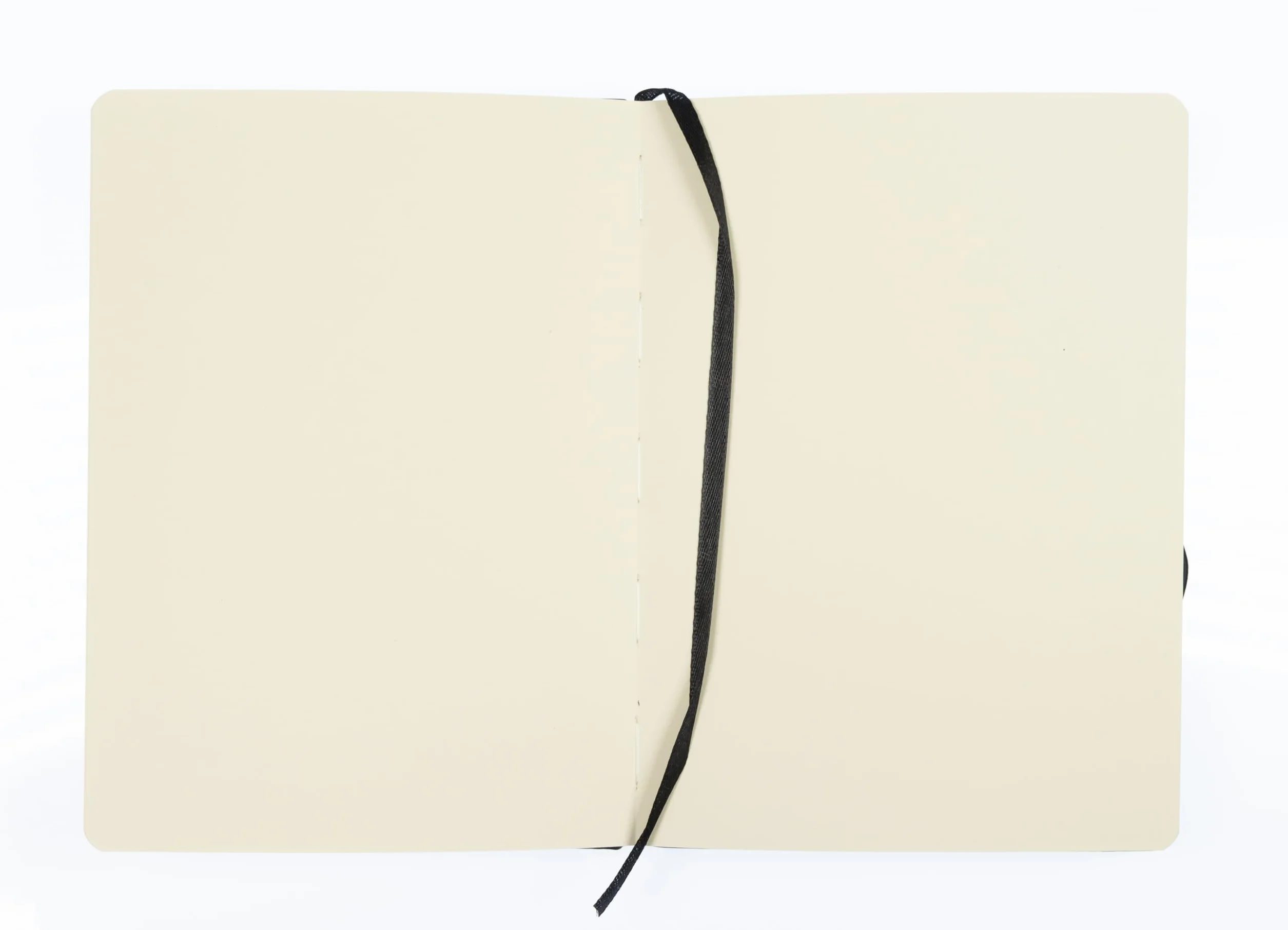 Kangaro Art Carnet de croquis A5 couverture rigide polyuréthane noir 80 feuilles 140 g Papier crème