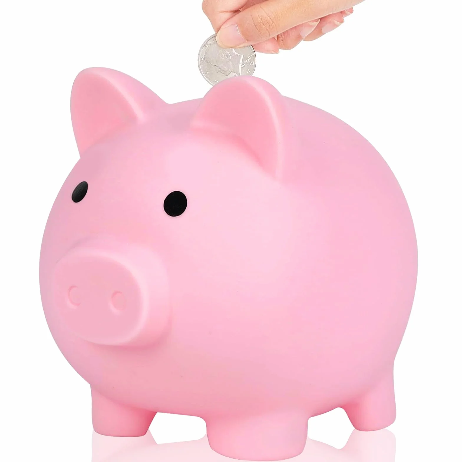 L&W Luck Tirelire Cochon Piggy Banque pour Pièces de Monnaie Incassable