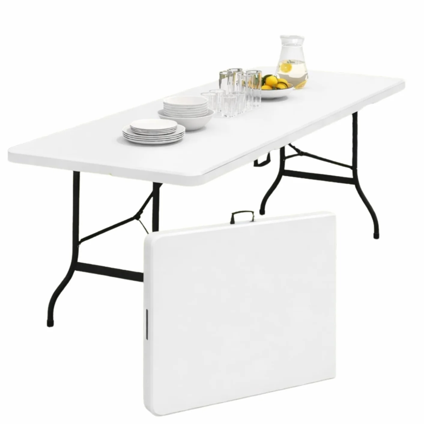 ProBache - Table pliante d'appoint portable pour camping ou réception 180 cm