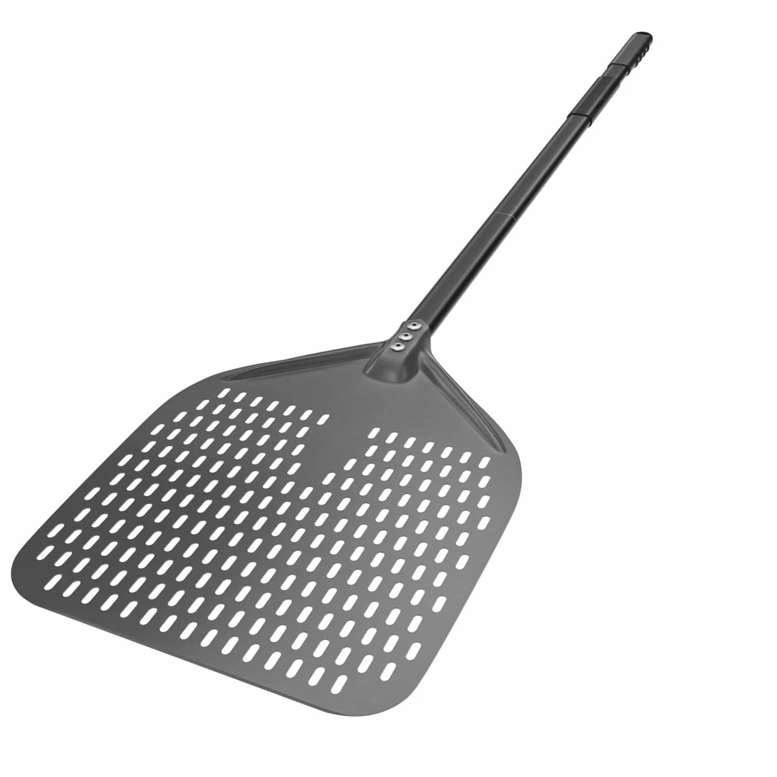 G.a HOMEFAVOR Pelle à Pizza Perforée De 12 Pouces En Aluminium Anodisé Dur De 9 Pouces, Brosse Pour Four à Pizza Ensemble De 3 Pièces Pour Four à Pizza