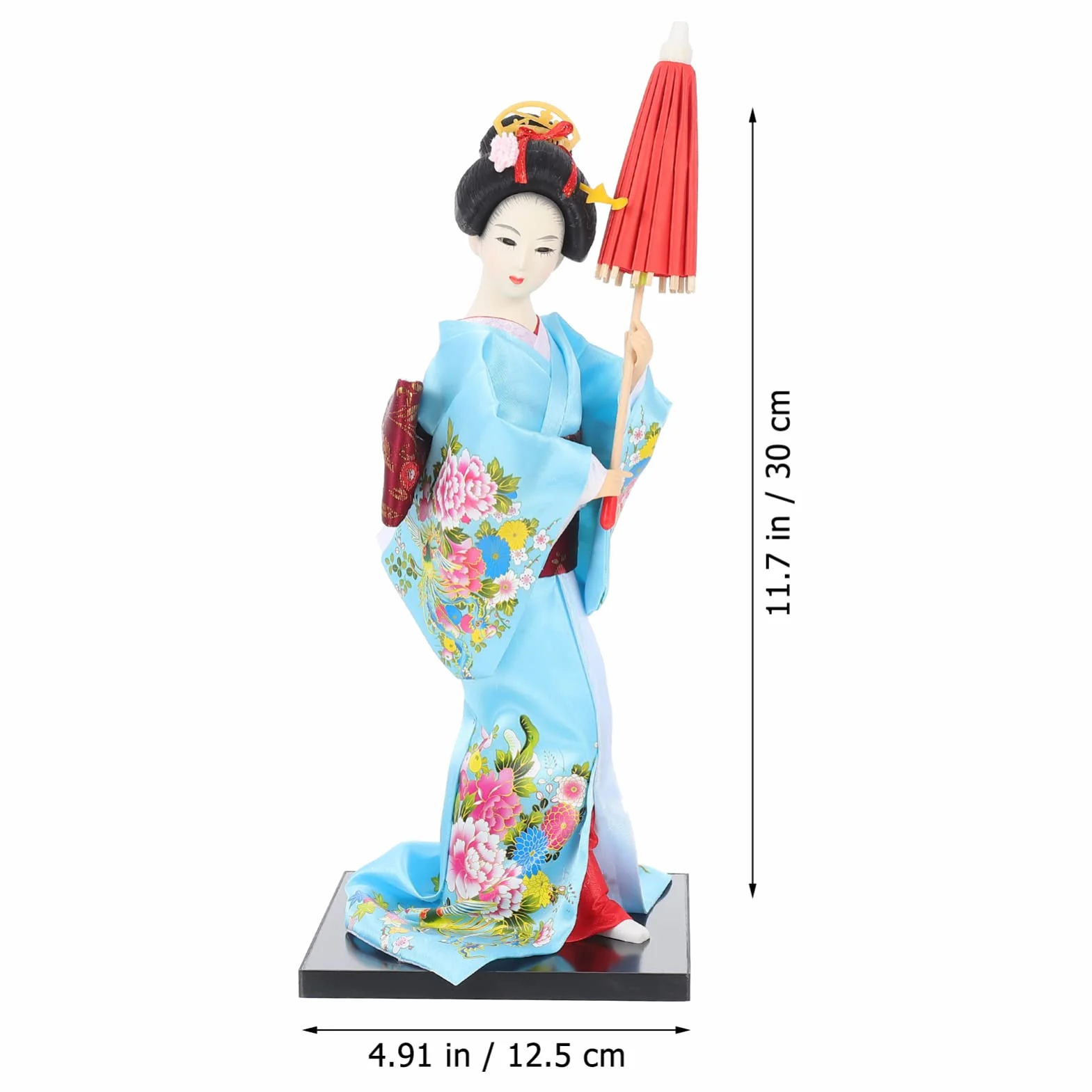 PATKAW Geisha Japonais Kimono Figurine de Collection Décoration de Table Style 1