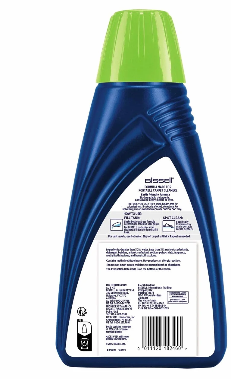 BISSELL Formule Pet Stain & Odor 1085N dla Spotclean i Spotclean Pro