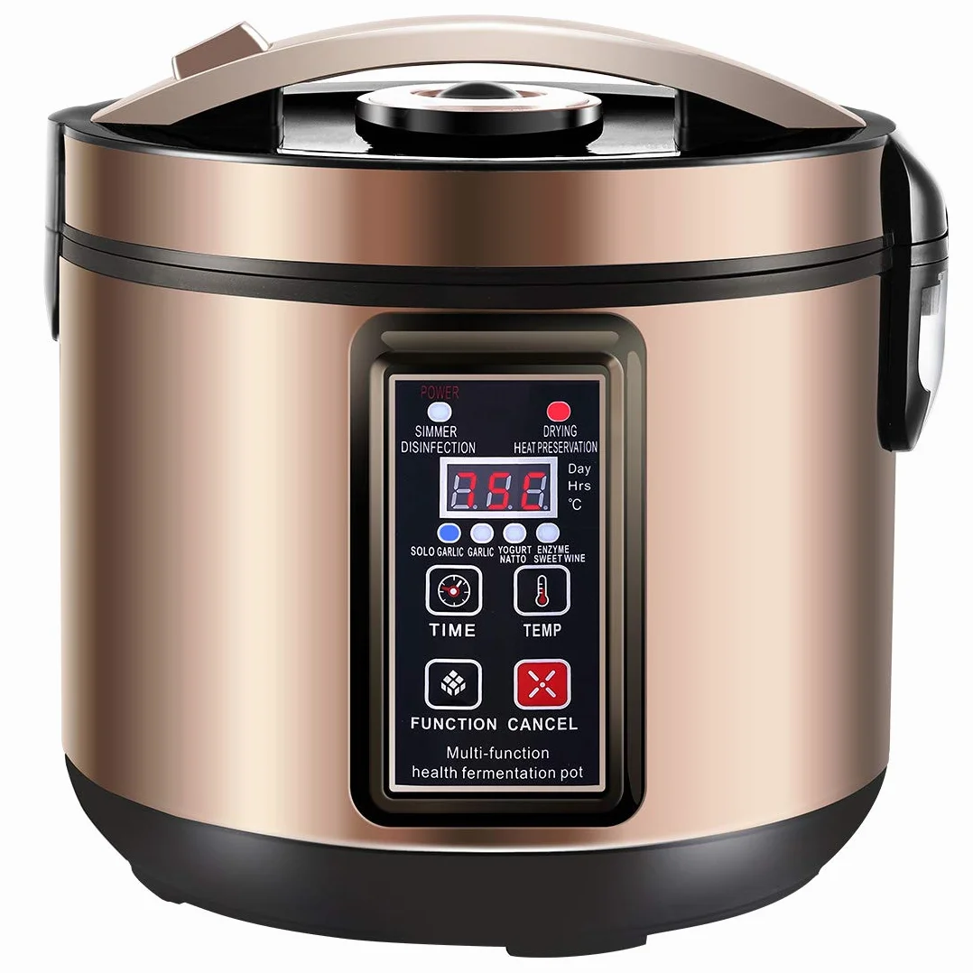 6L Yaourtière, Fermenteur Pour Ail Noir, Pour Kimchi, Pour Le Vin De Riz Doux Et Pour Le Natto - Appareil Entièrement Automatique