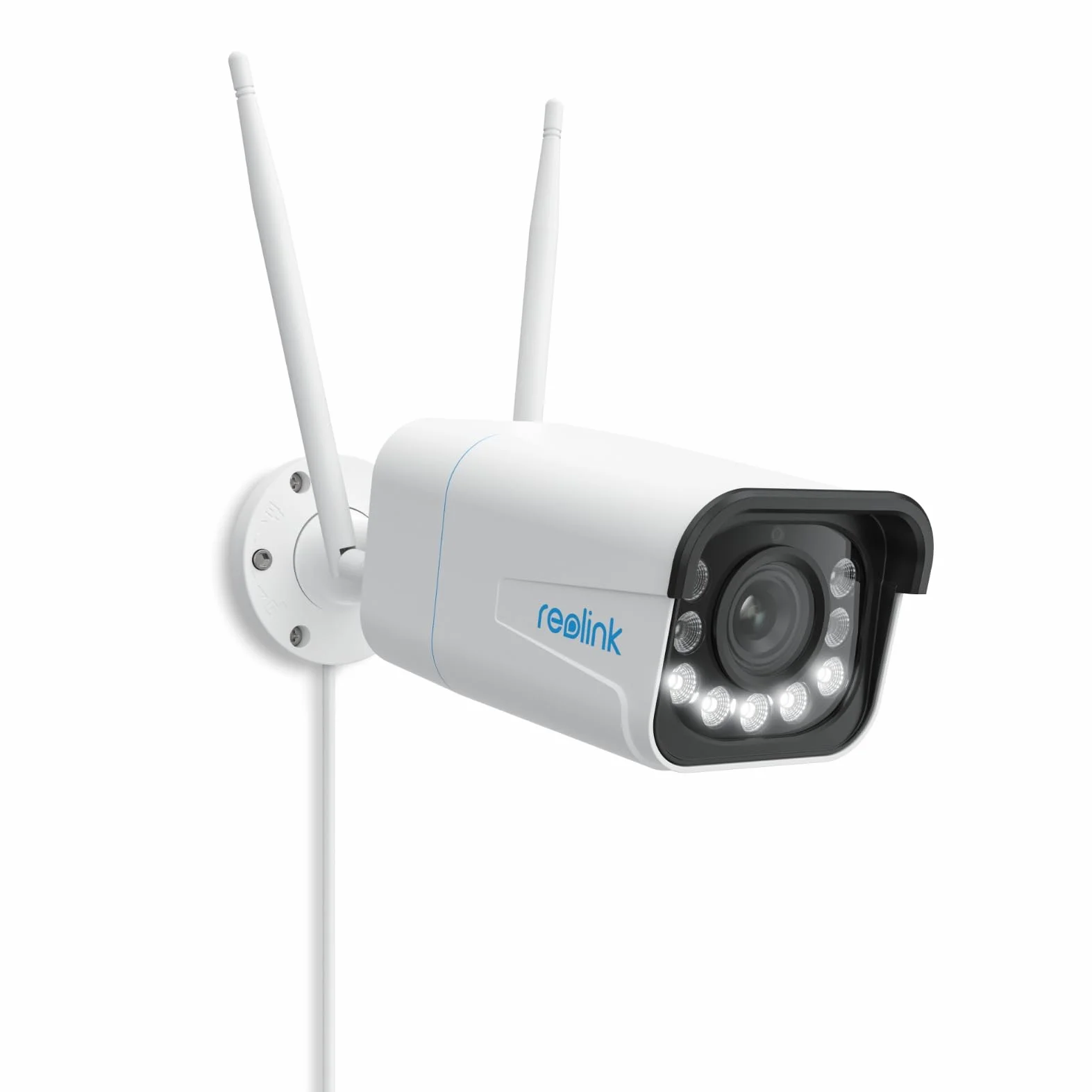 Reolink Zewnętrzna Kamera Bezpieczeństwa 4K 8 MP z 5-krotnym Zoomem Optycznym, Płynnym Zdalnym Podglądem z Nagrywaniem H.265, Wi-Fi 2,4/5 GHz, Kolorowym Noktowizorem, dwukierunkowe audio, RLC-811WA