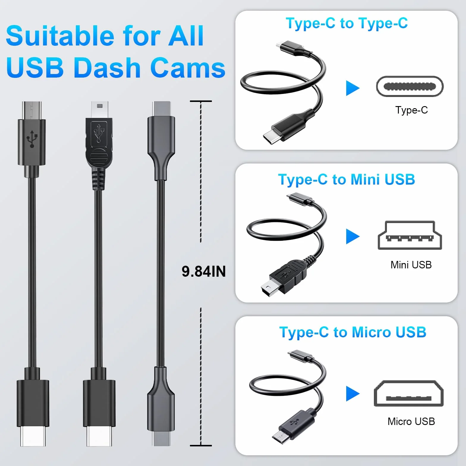 Dashcam Power Adapter 10 Pin (Model A) Custom for Mazda, 6 CX3 CX5 CX5 CX9 CX30 CX50 MX30 and More with Auto-dimming Rearview Mirror, Easy to Install