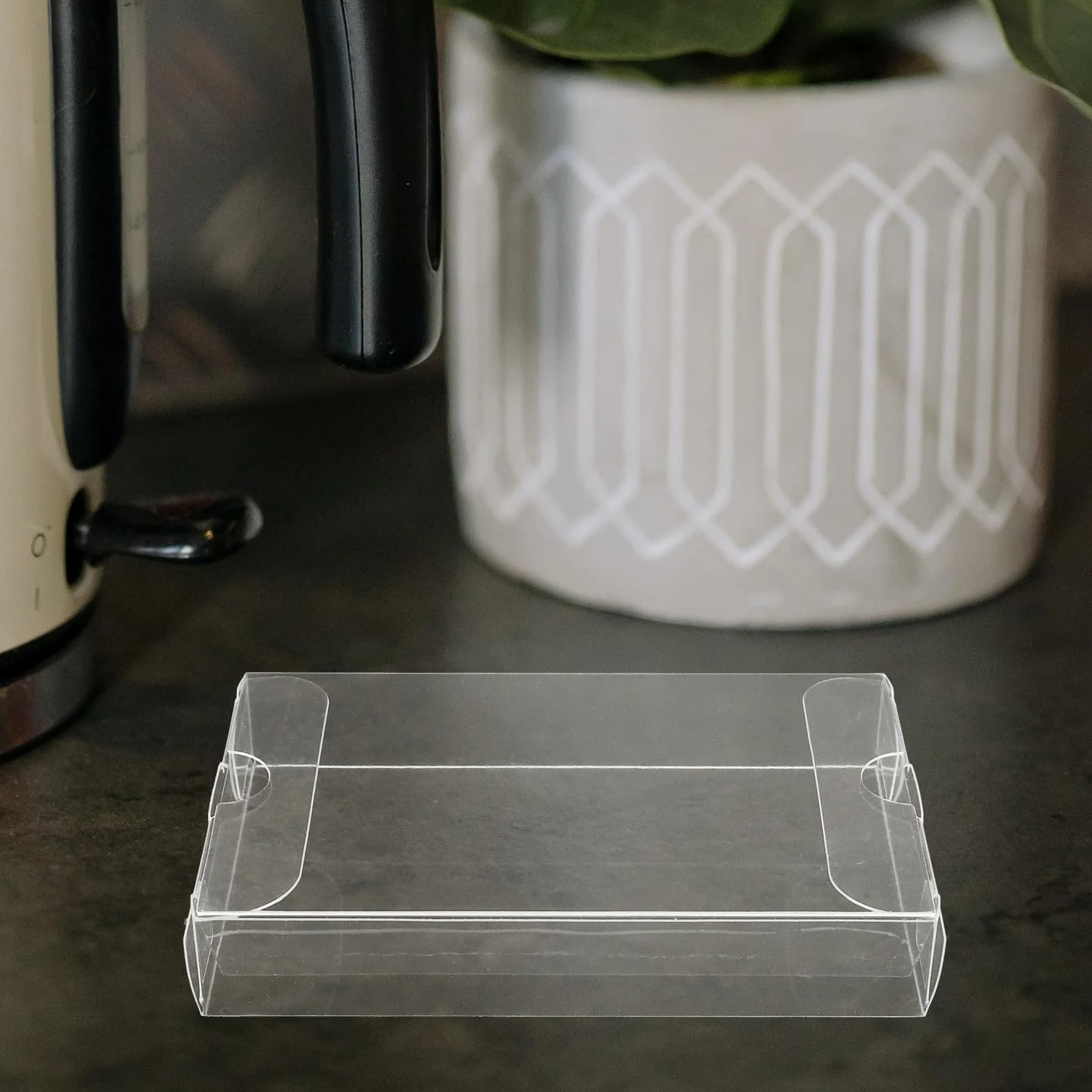 NUOBESTY Étui de Cassette Audio en PVC Transparent Lot de 10 Boîtes de Rangement Protection Anti-Poussière