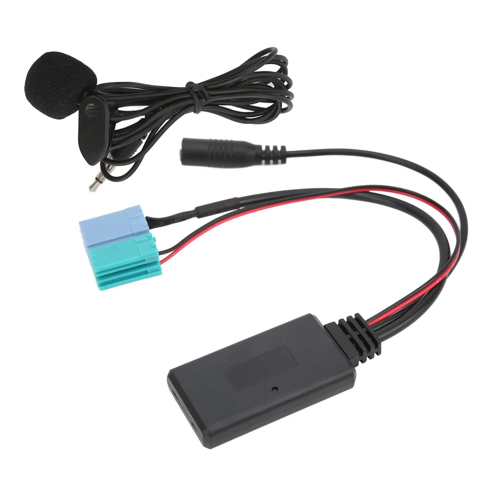 Kabel Samochodowy Bluetooth AUX IN 6 + 8-pinowy Adapter Bluetooth AUX IN Wymiana Mikrofonu Bez Użycia Rąk Dla Fiata Bravo dla Radia od 2007