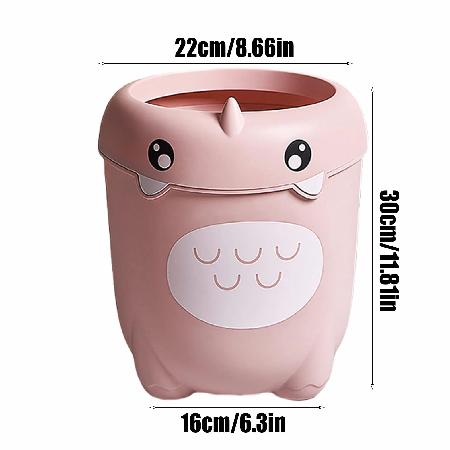 Poubelle Mignonne Corbeille Cartoon Design Ouvert Multifonction Pour Chambre Enfant