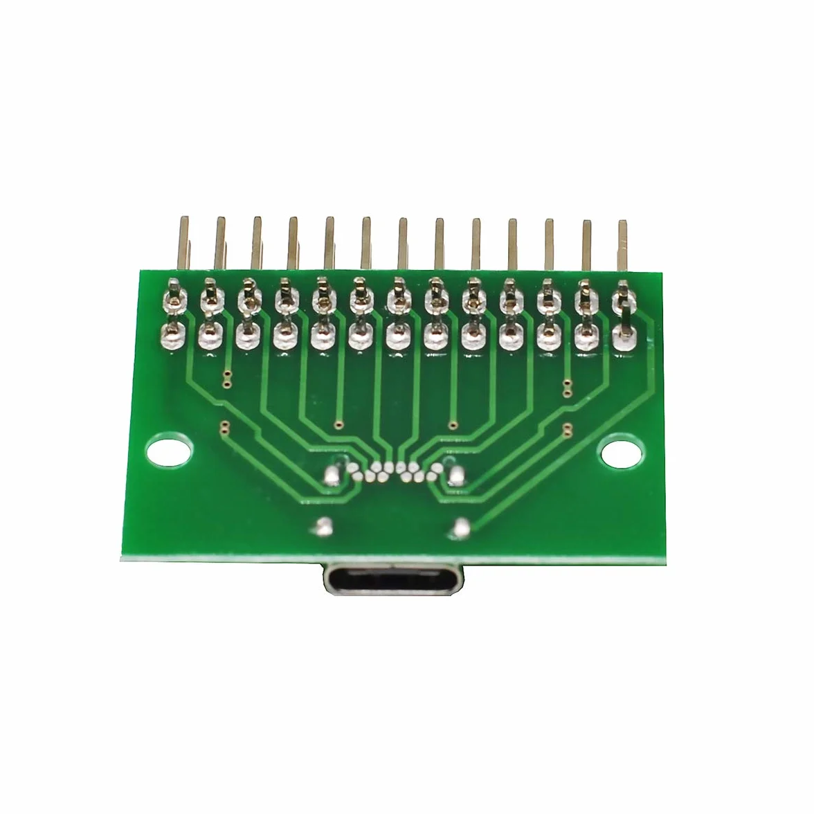 WLGQ USB 3.1 TYPEC żeński z gniazdem testowym PCB płytka testowa USB-c żeński pitch2,54 mm pin