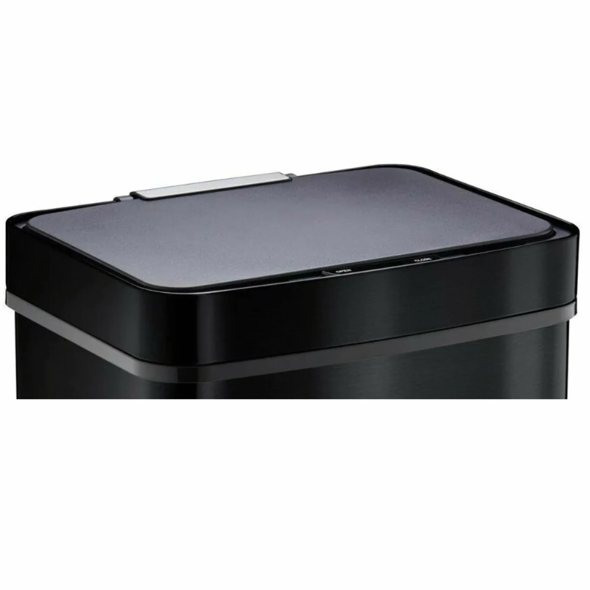 KITCHEN MOVE Couvercle Poubelle De Cuisine Automatique Tri Sélectif Double Compartiment 75l NARVIK Noir brillant