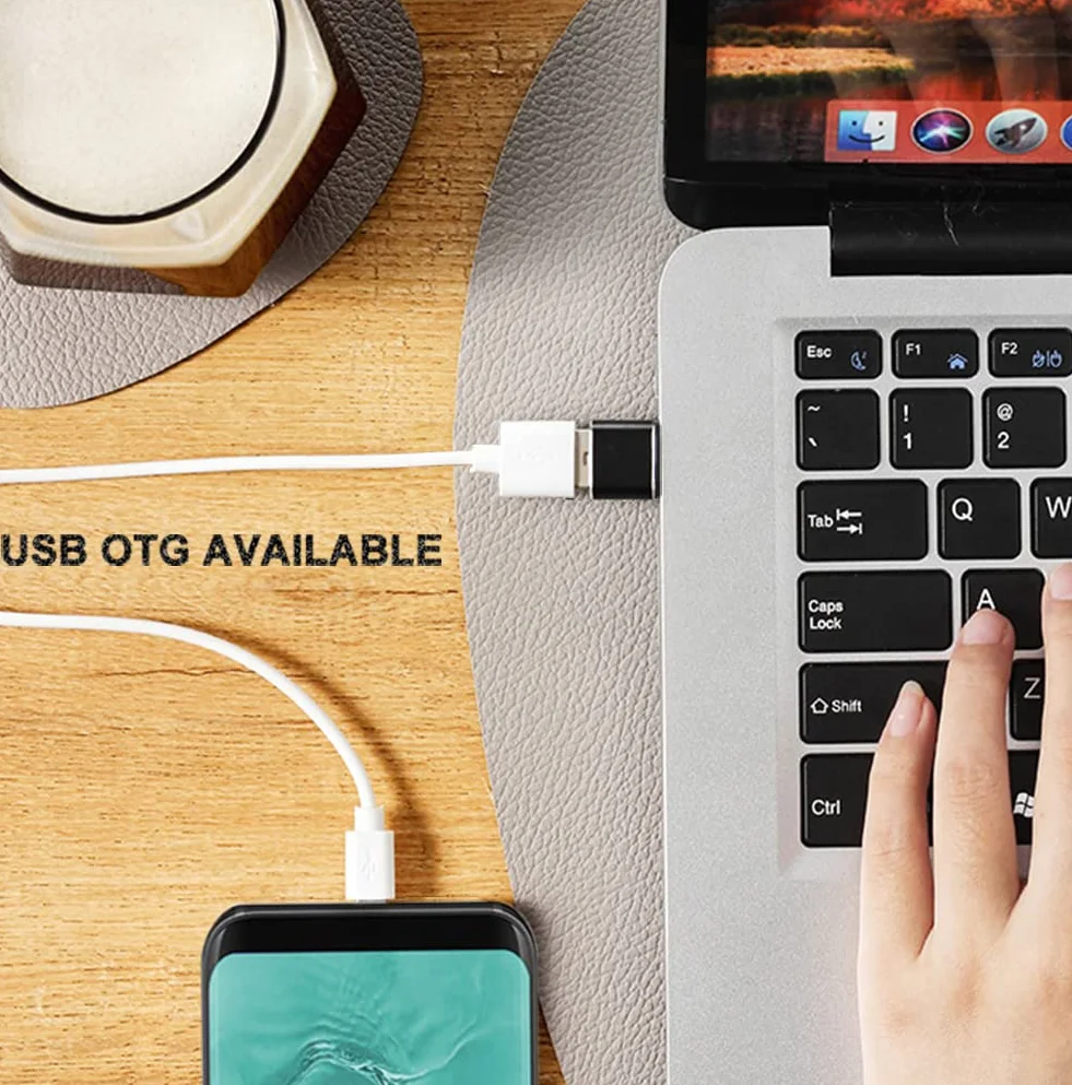Lot de 4 Adaptateurs USB C vers USB 3.0 Mâle vers Femelle OTG Compatible MacBook iPhone 17/16/15 iPad Samsung Galaxy S25 S24 S23 A56 A16