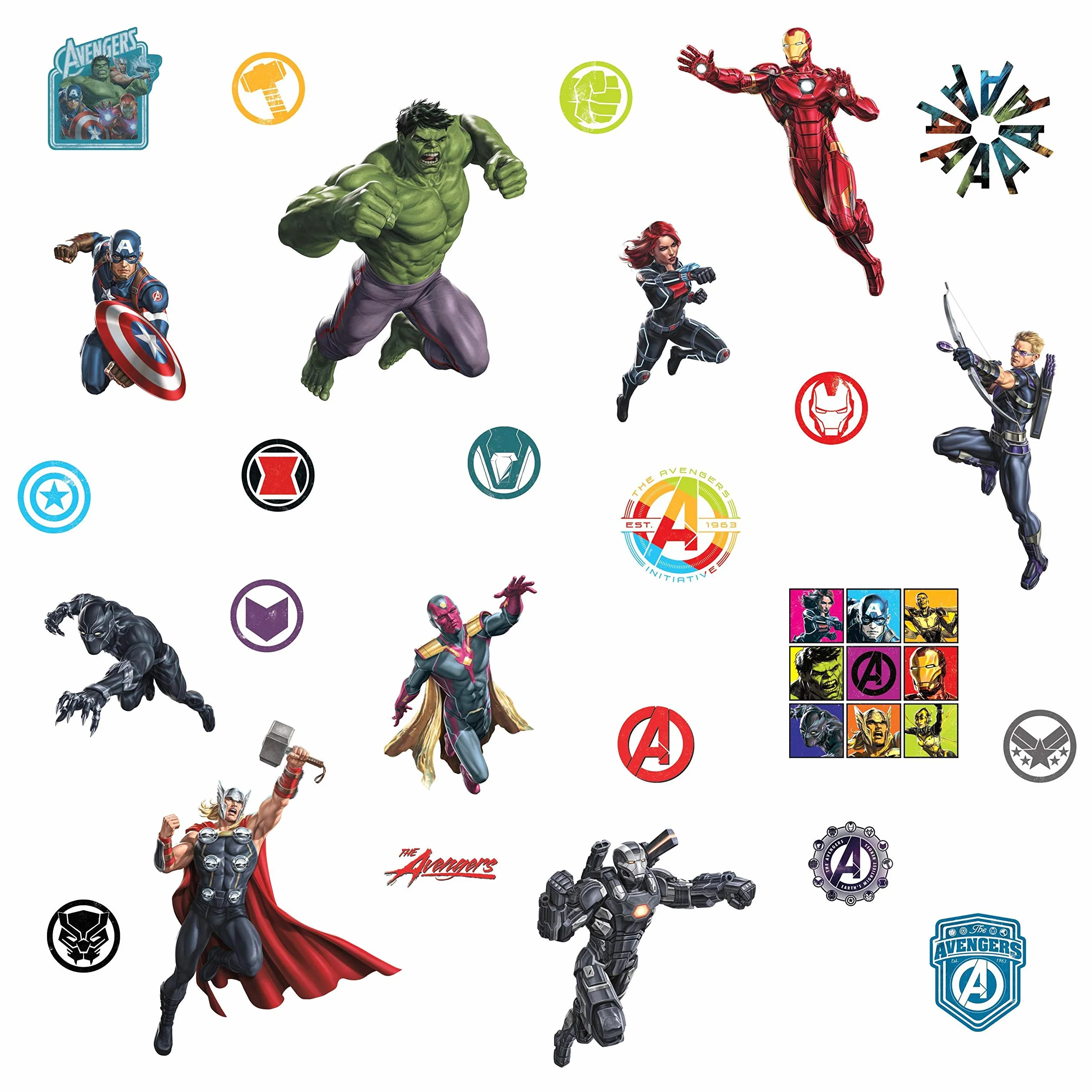 Naklejki Repositionnables Avengers Classic