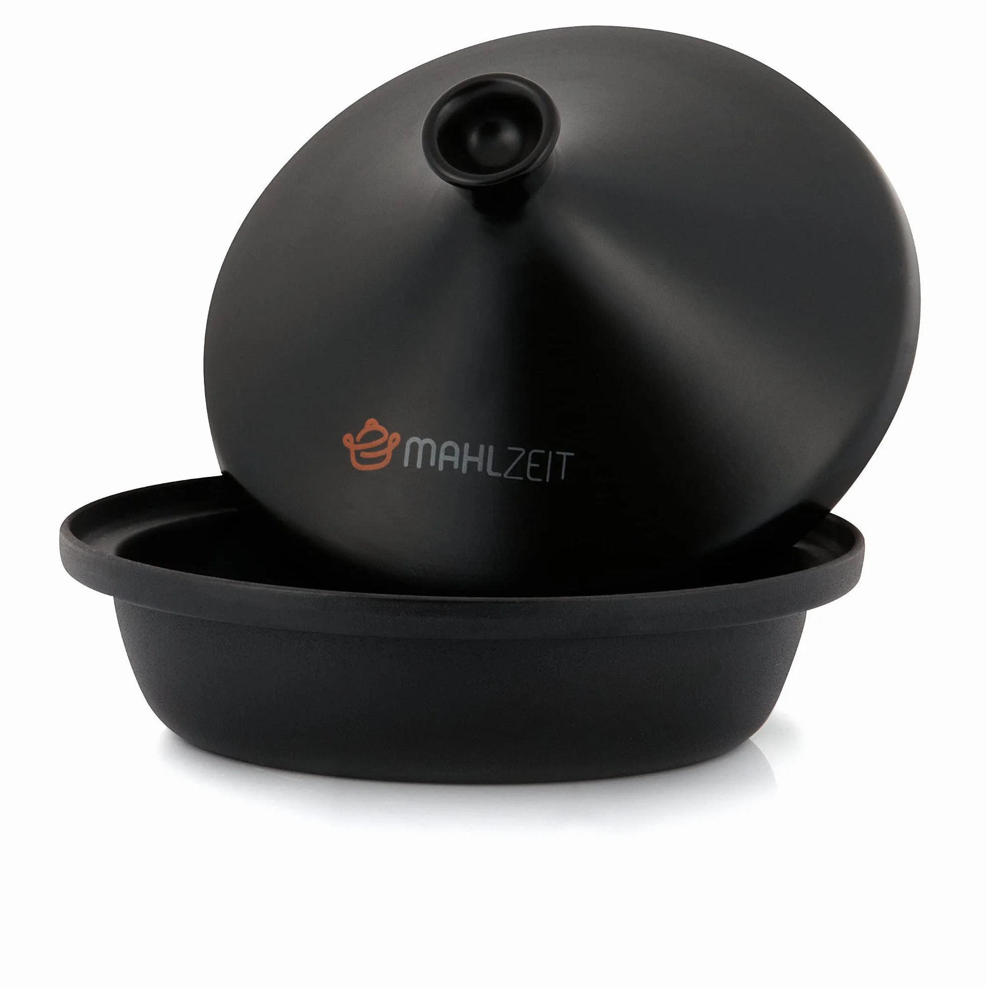 Mahlzeit Tagine en fonte | Ø 25 cm | émaillée | Casserole à tajine avec couvercle en céramique émaillée pour four, cuisinière électrique, cuisinière à gaz, induction | Tajine pour cuisine marocaine